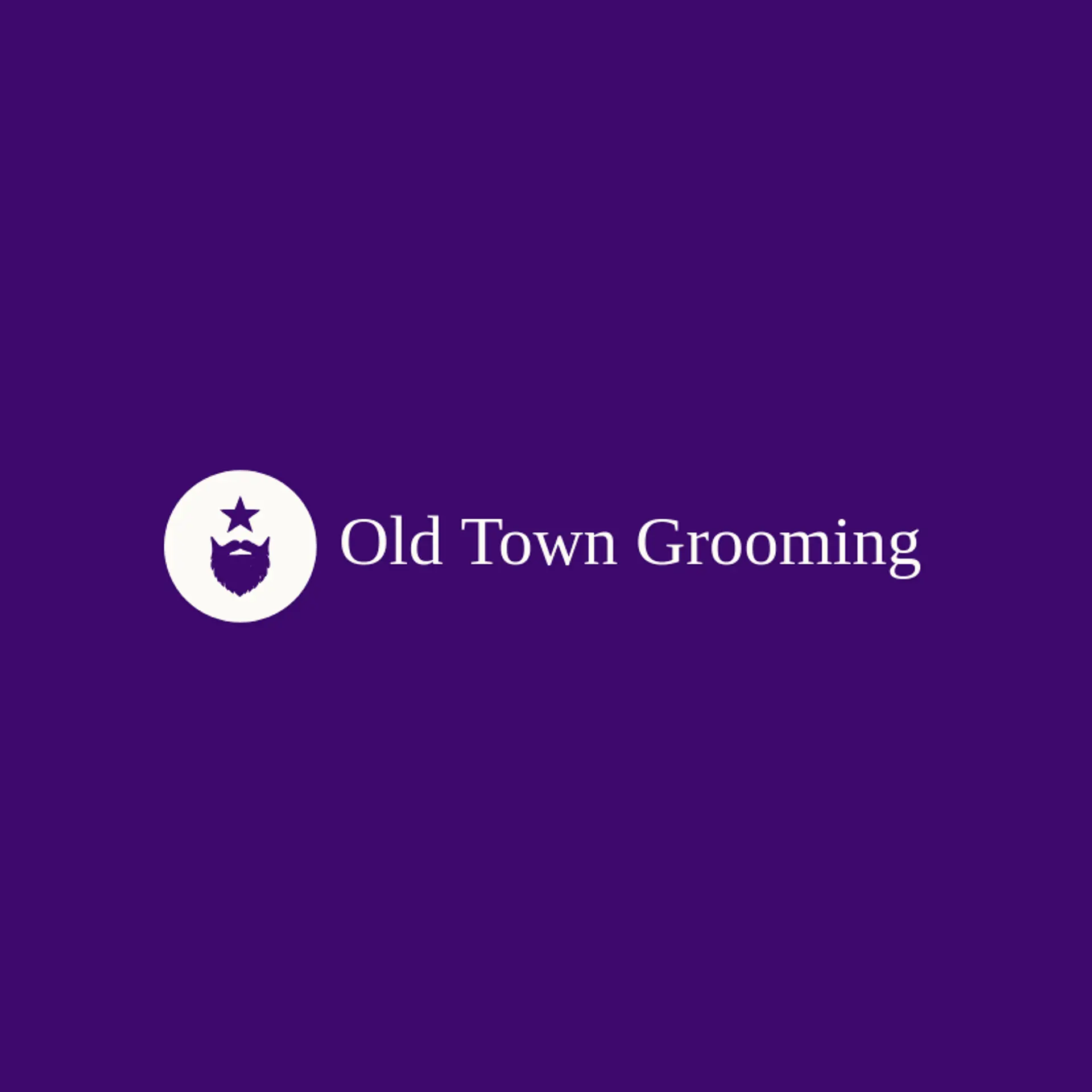 Old Town Grooming logo for beard