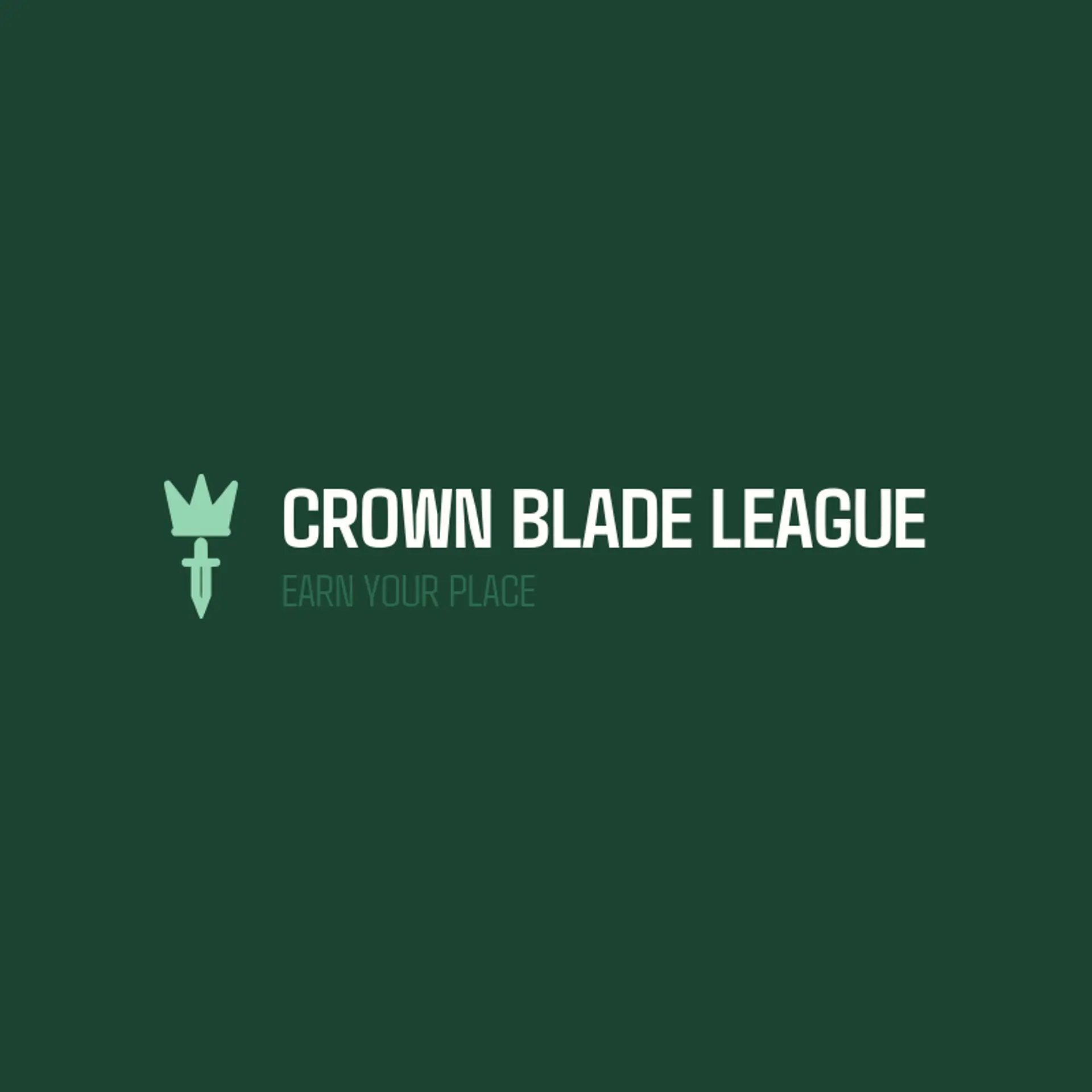 Crown Blade League logo for sword