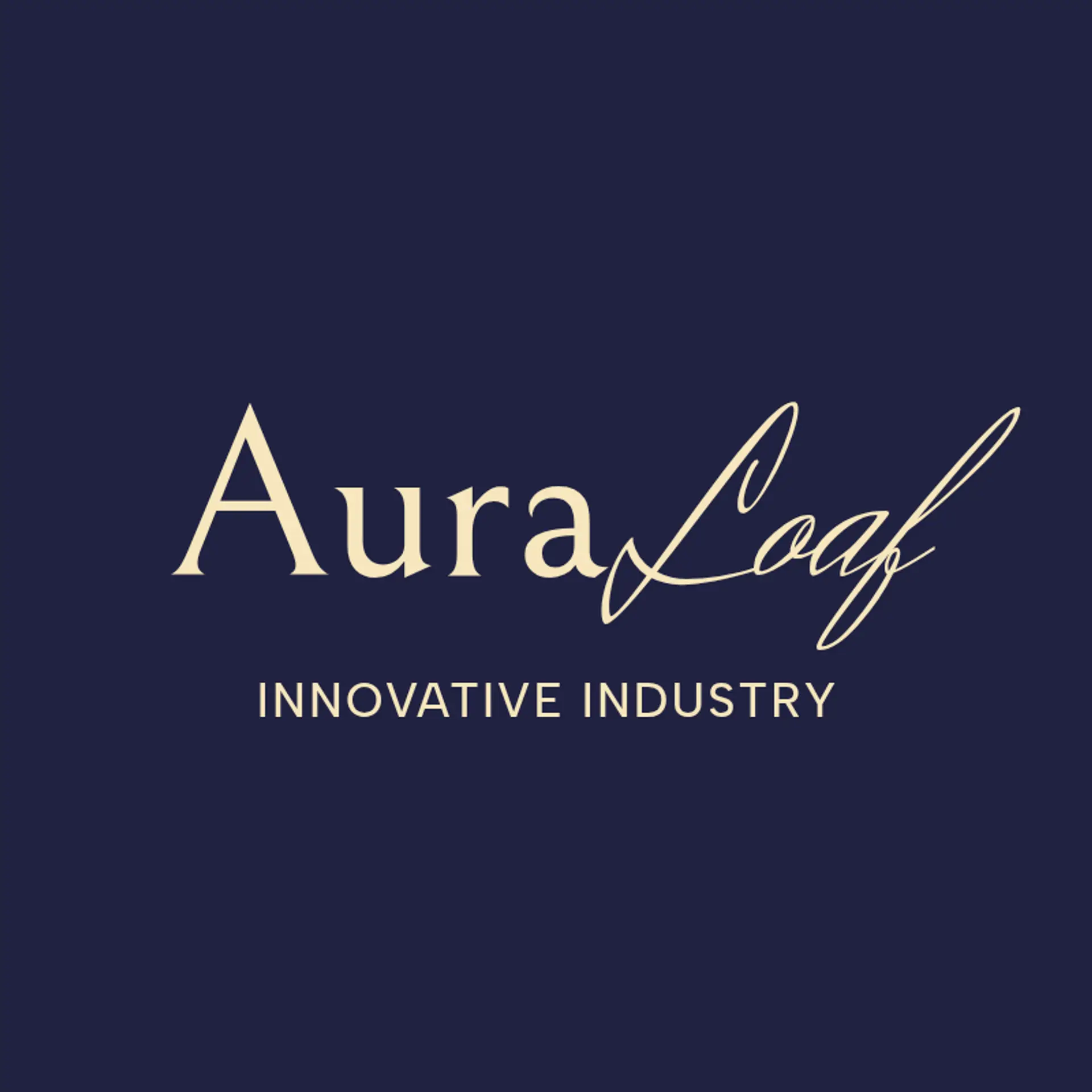 Aura Loaf logo for modern bakery