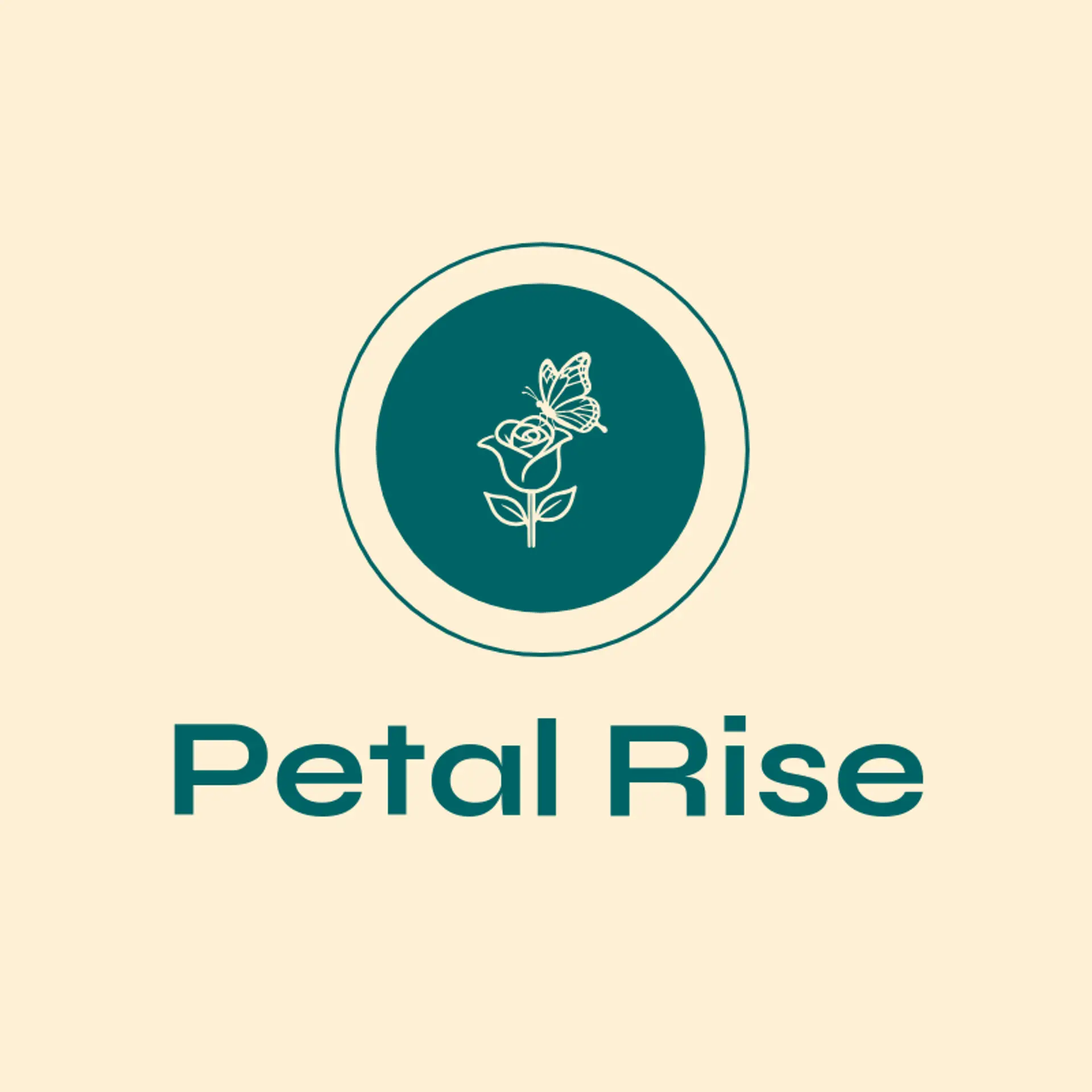 Petal Rise logo for rose