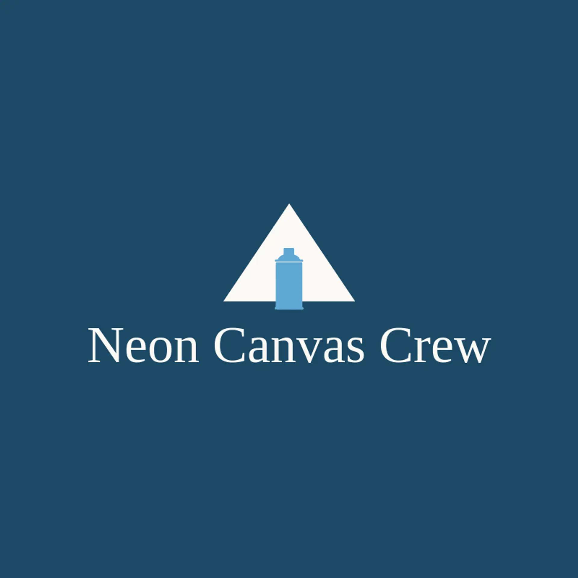 Neon Canvas Crew logo for spray paint