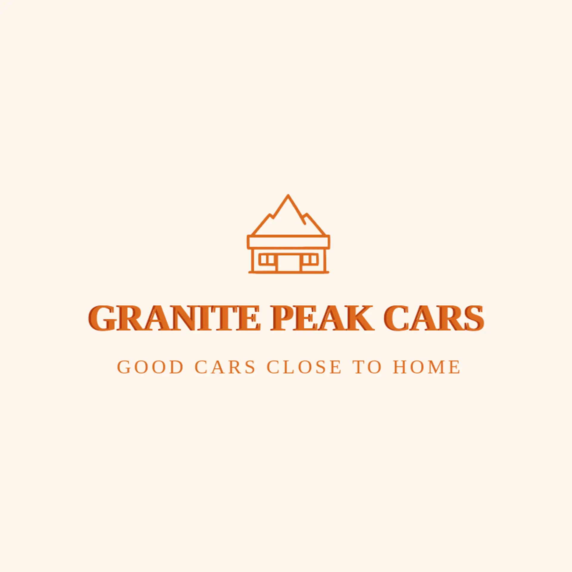 Granite Peak Cars logo for car dealership