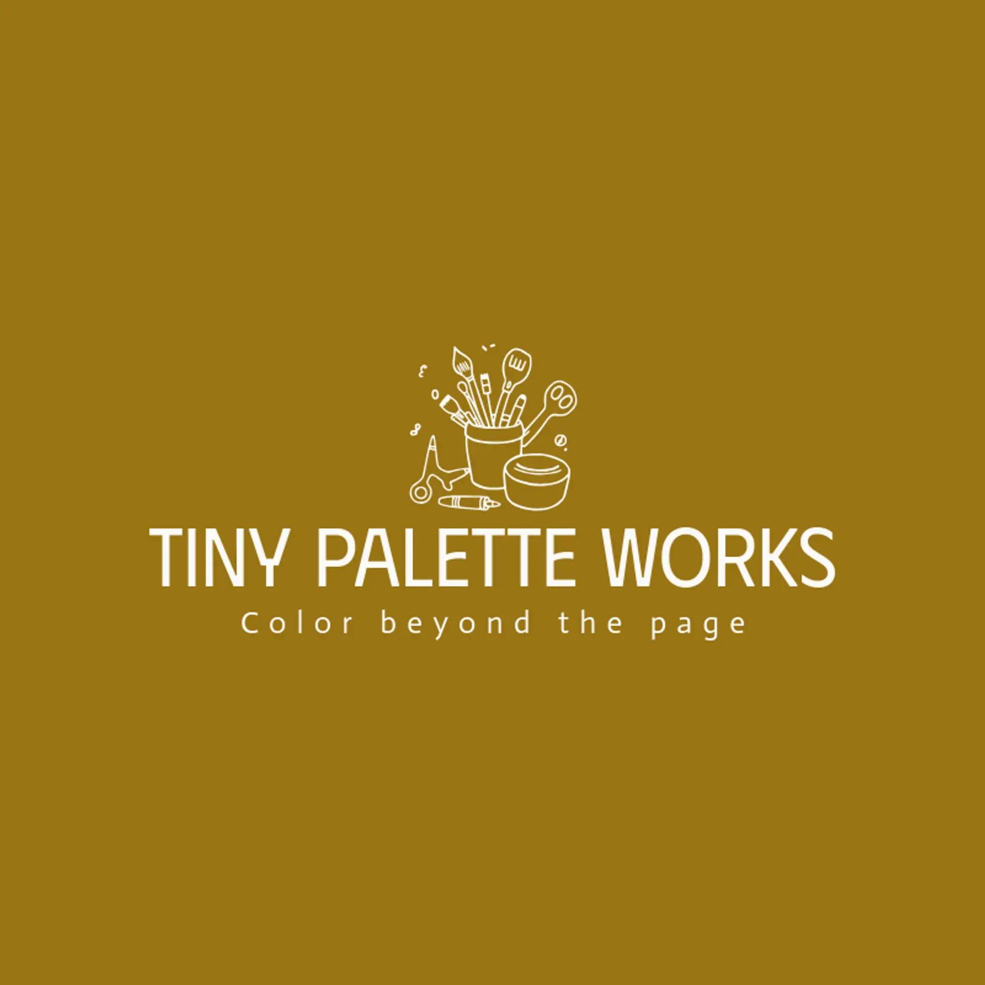 Tiny Palette Works logo for crayon