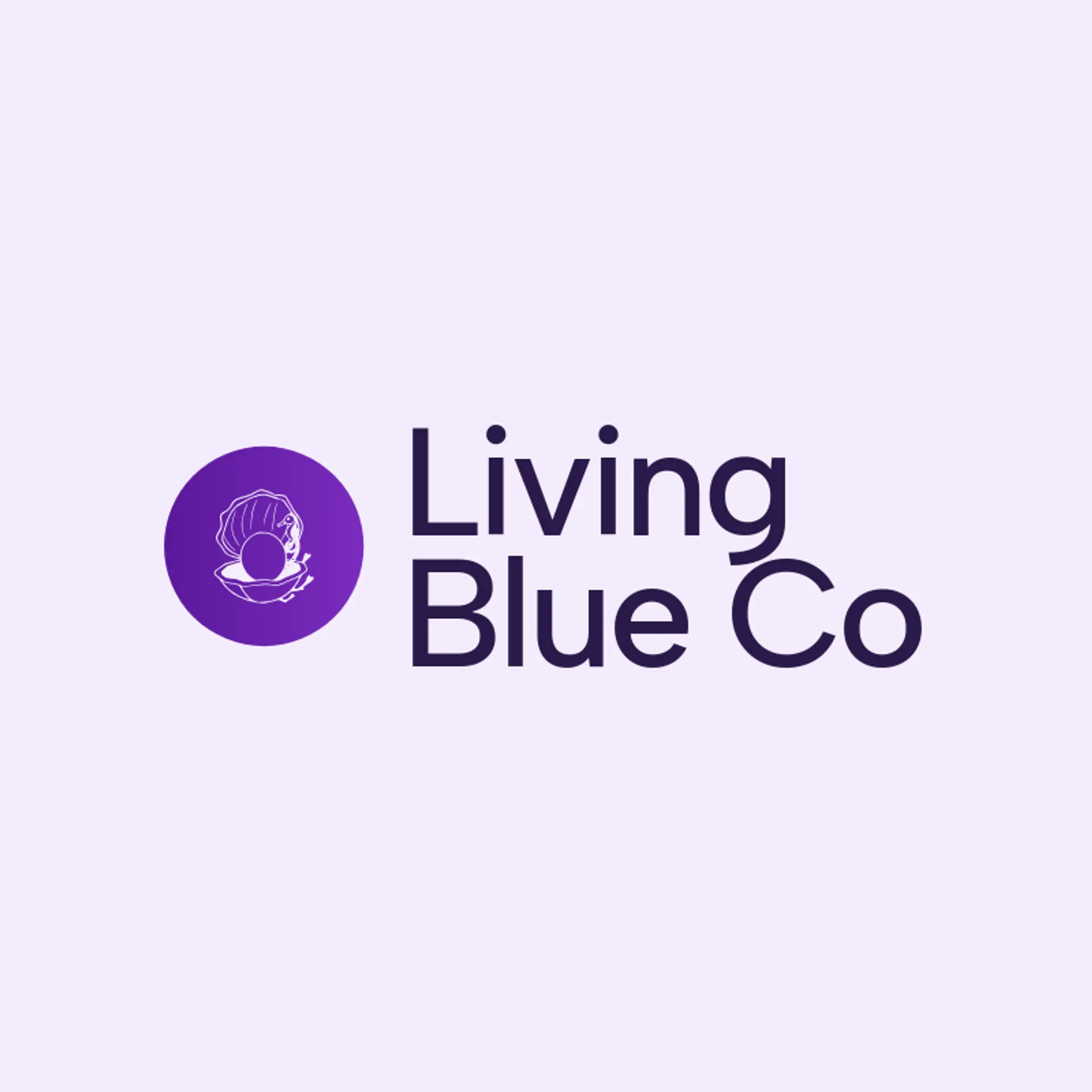 Living Blue Co logo for reef