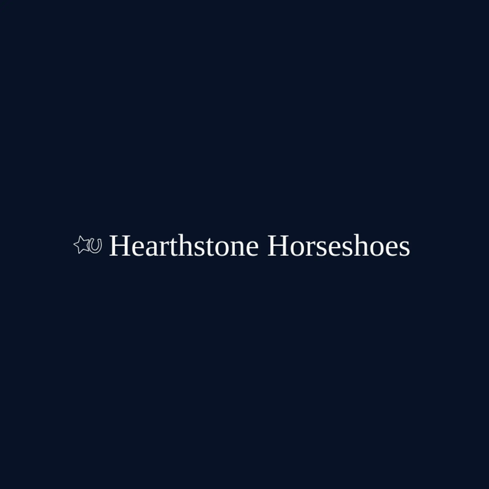 Hearthstone Horseshoes logo for horseshoe