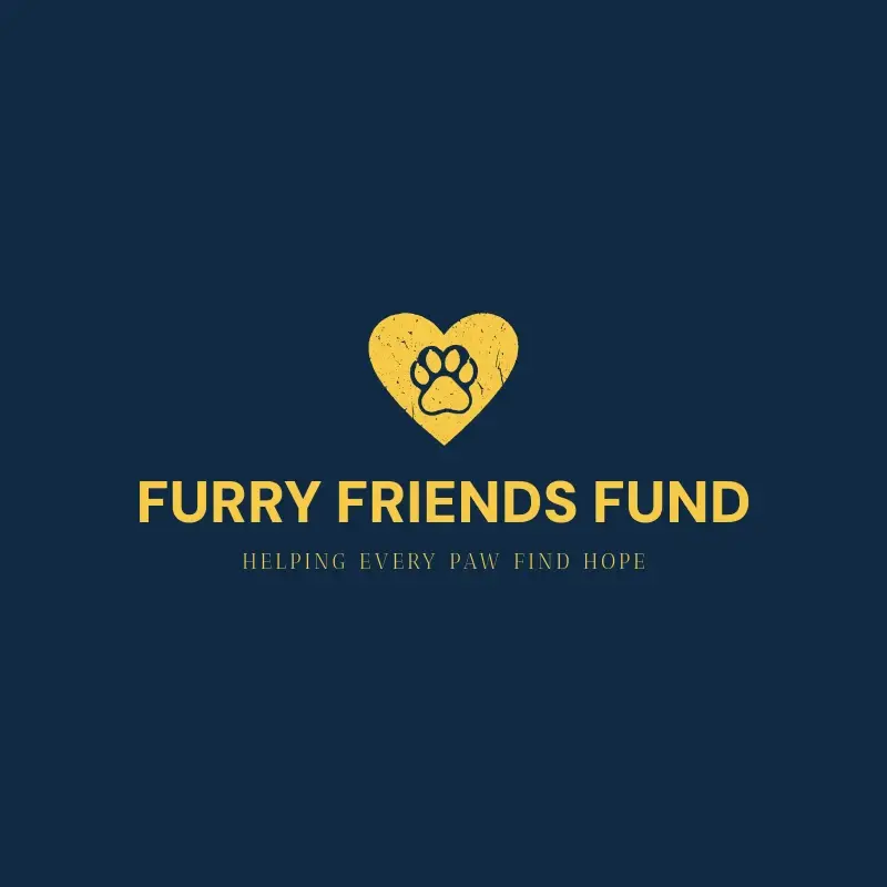 The charity name Furry Friends Fund as a branded logo with a single color icon