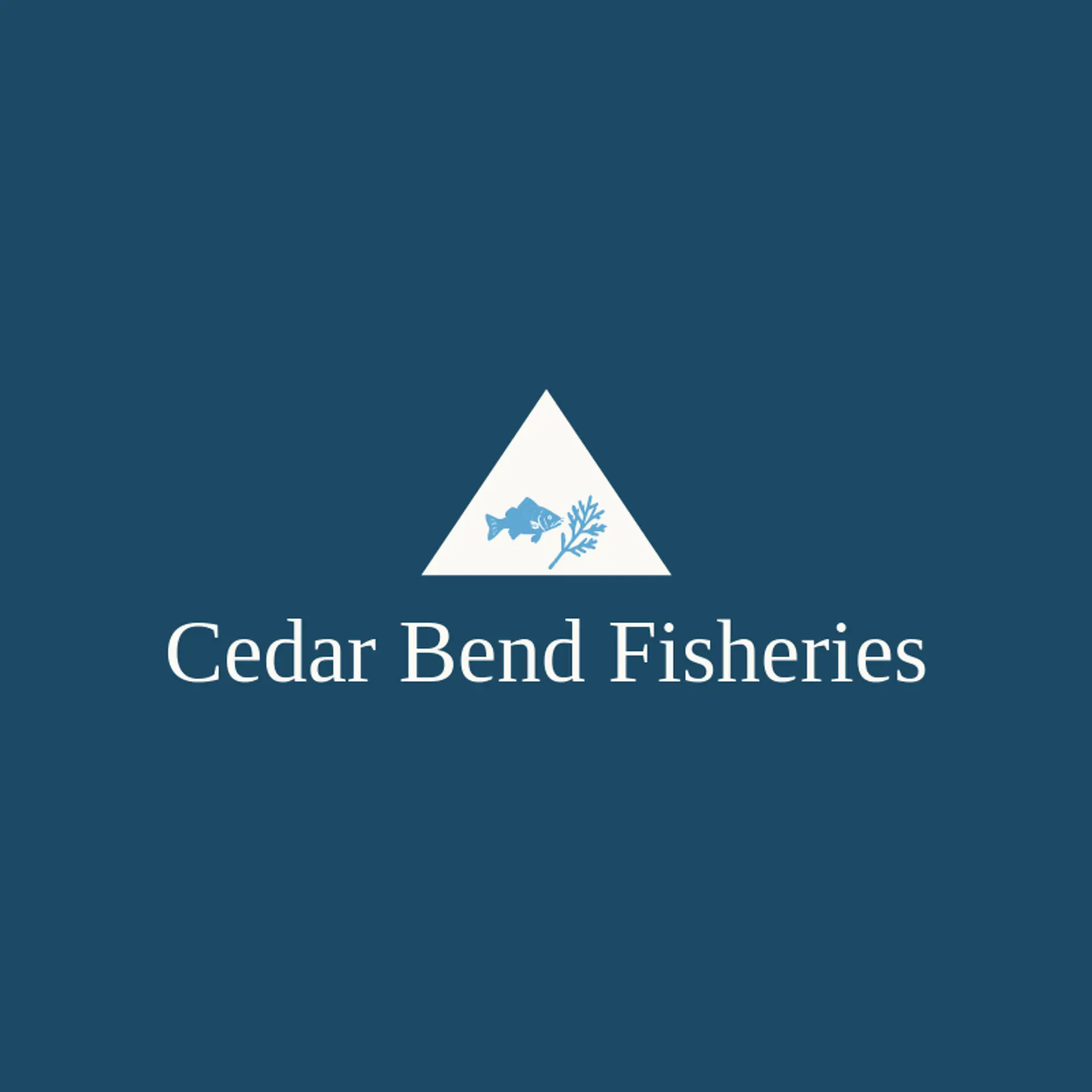 Cedar Bend Fisheries logo for catfish
