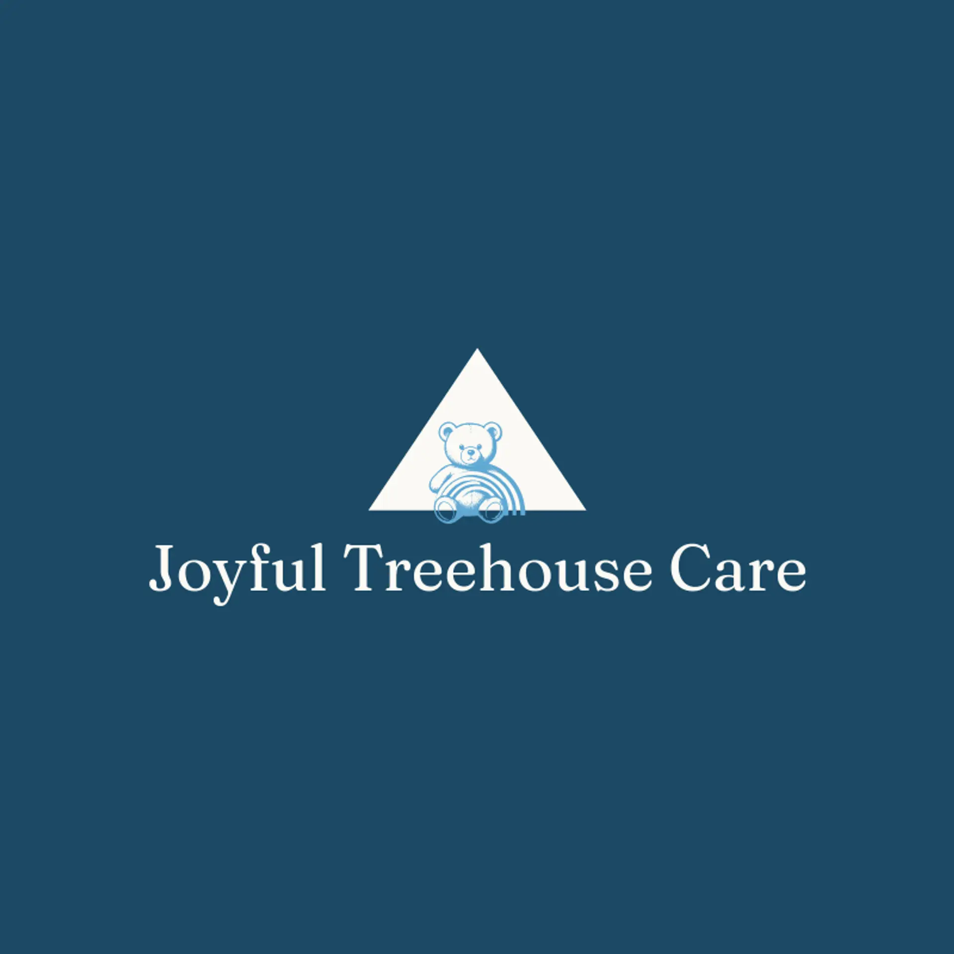 Joyful Treehouse Care logo for daycare