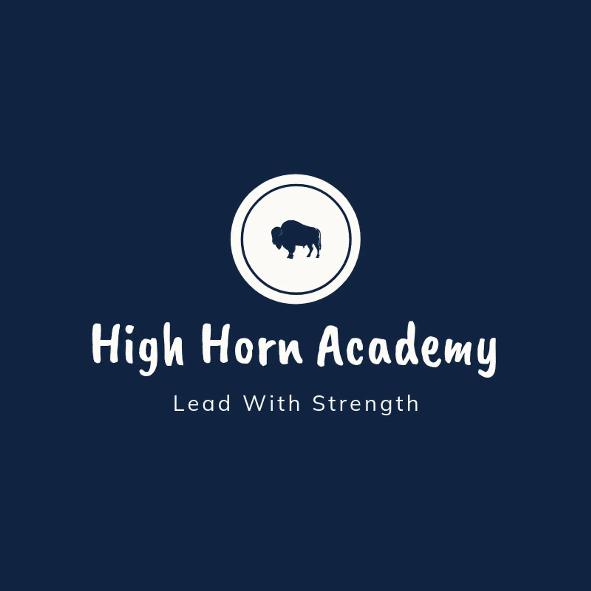 High Horn Academy logo for bison