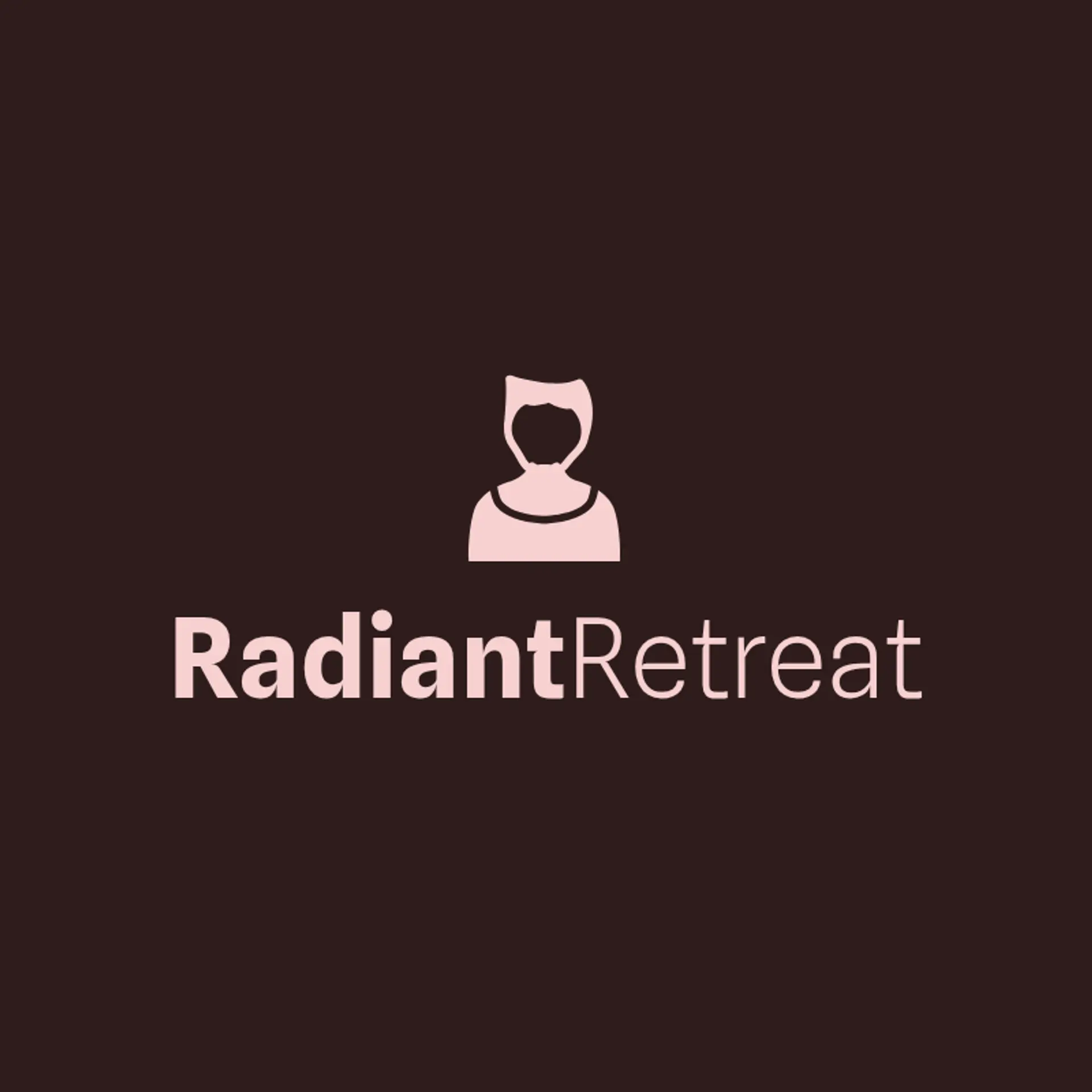 Radiant Retreat logo for beauty salon