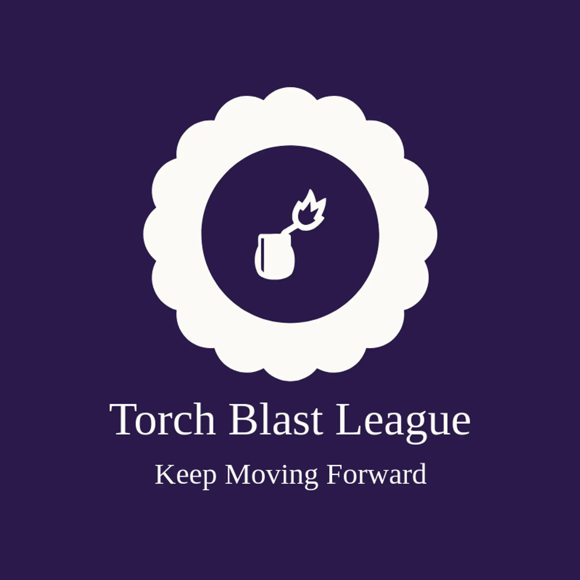 Torch Blast League logo for bomb