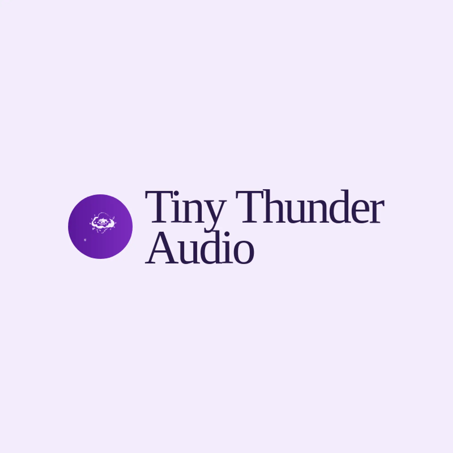 Tiny Thunder Audio logo for soundcloud