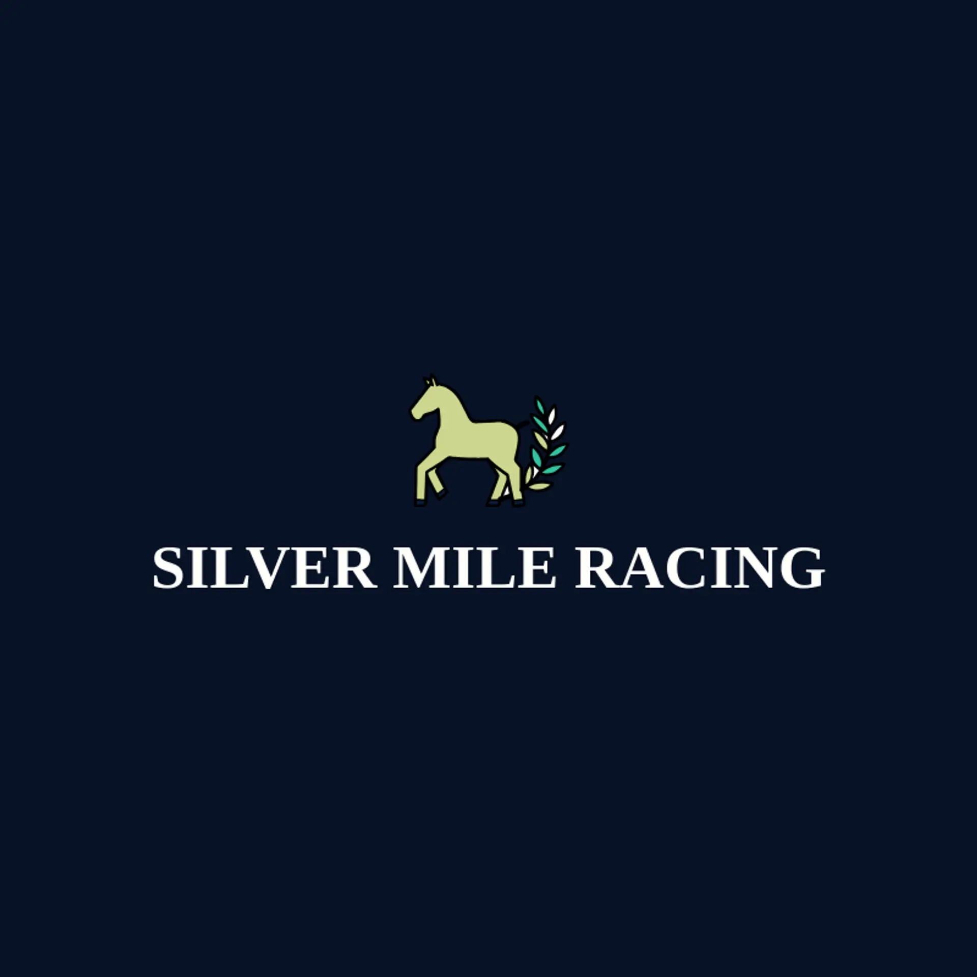 Silver Mile Racing logo for horse racing