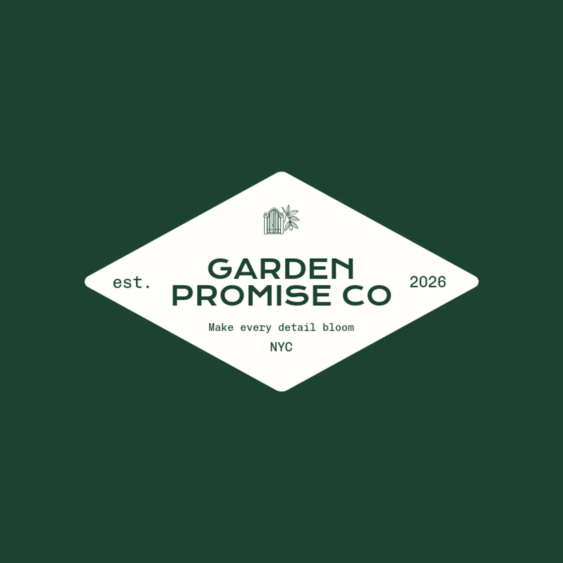 Garden Promise Co logo for matrimony