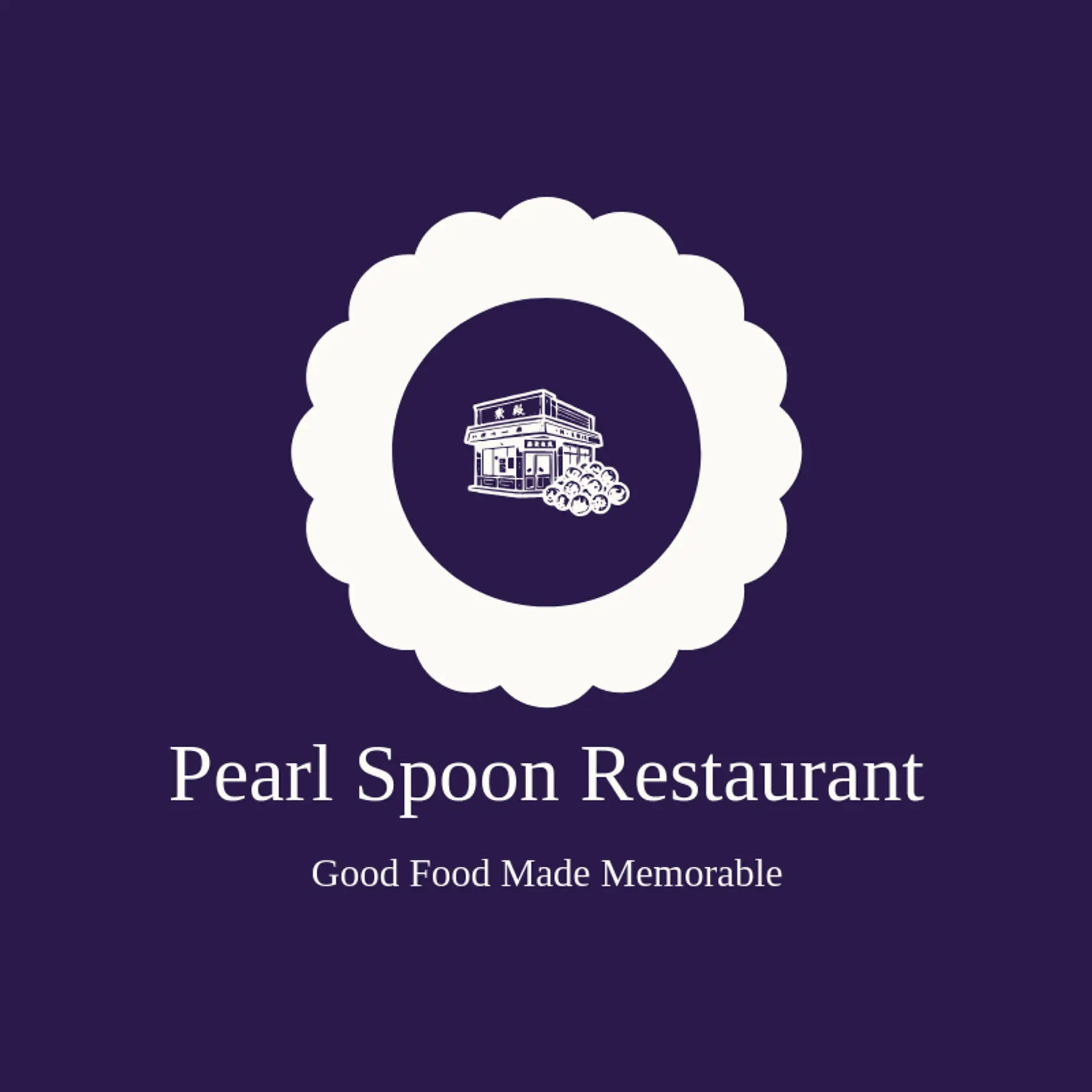 Pearl Spoon Restaurant logo for chinese restaurant