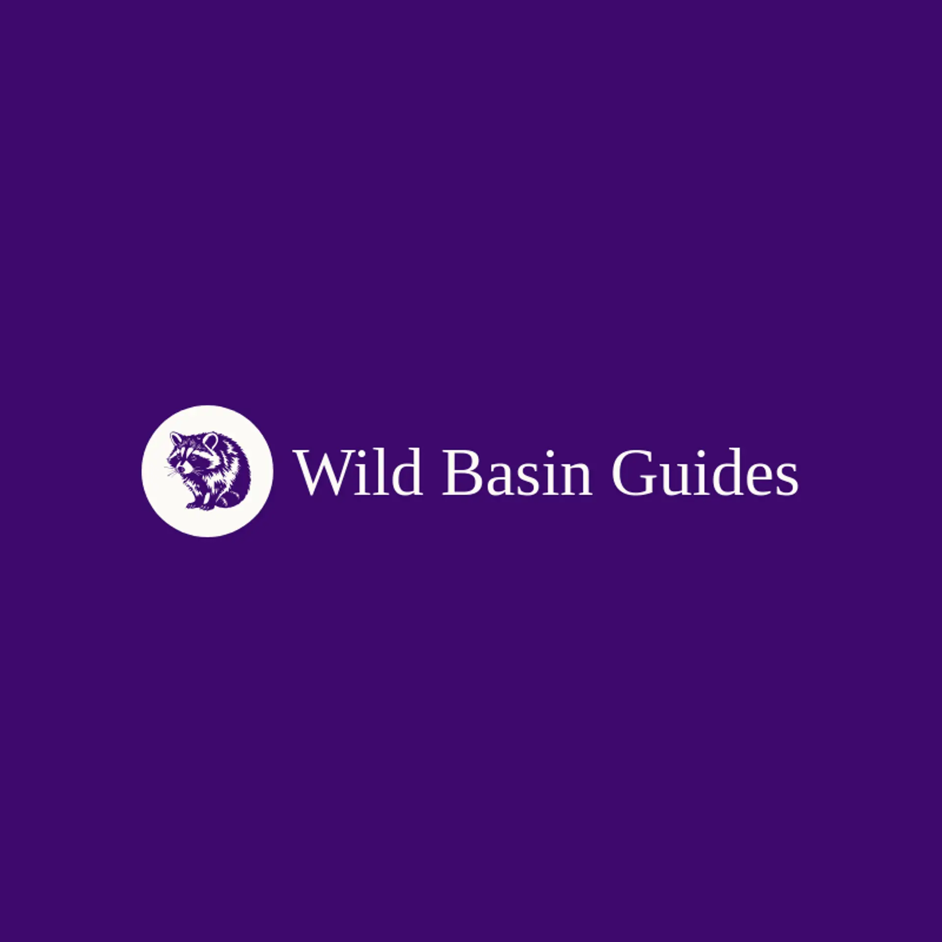 Wild Basin Guides logo for wild
