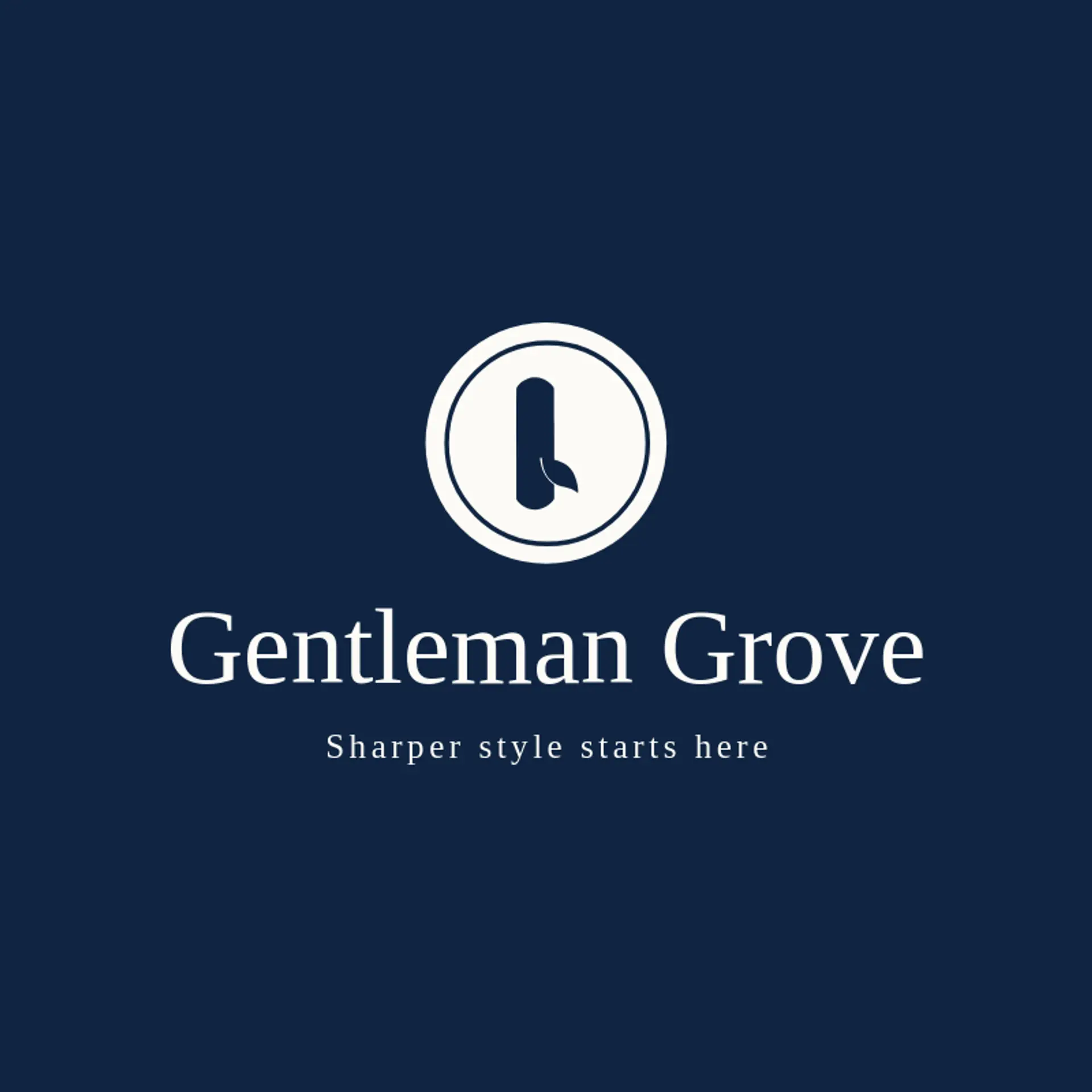 Gentleman Grove logo for barbershop