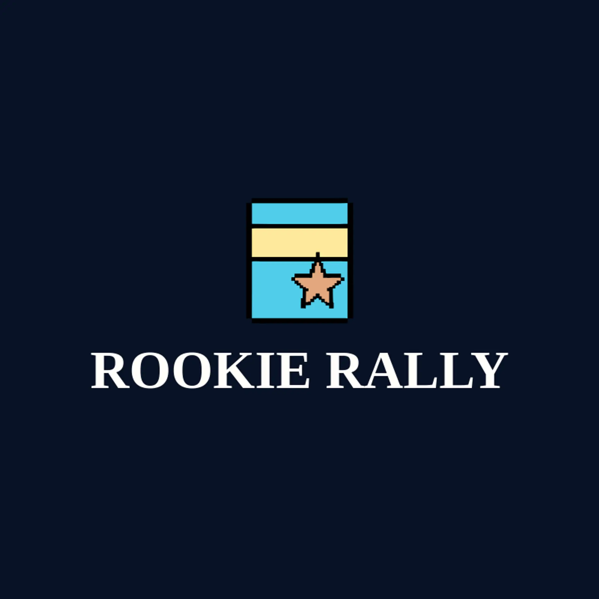 Rookie Rally logo for sports card