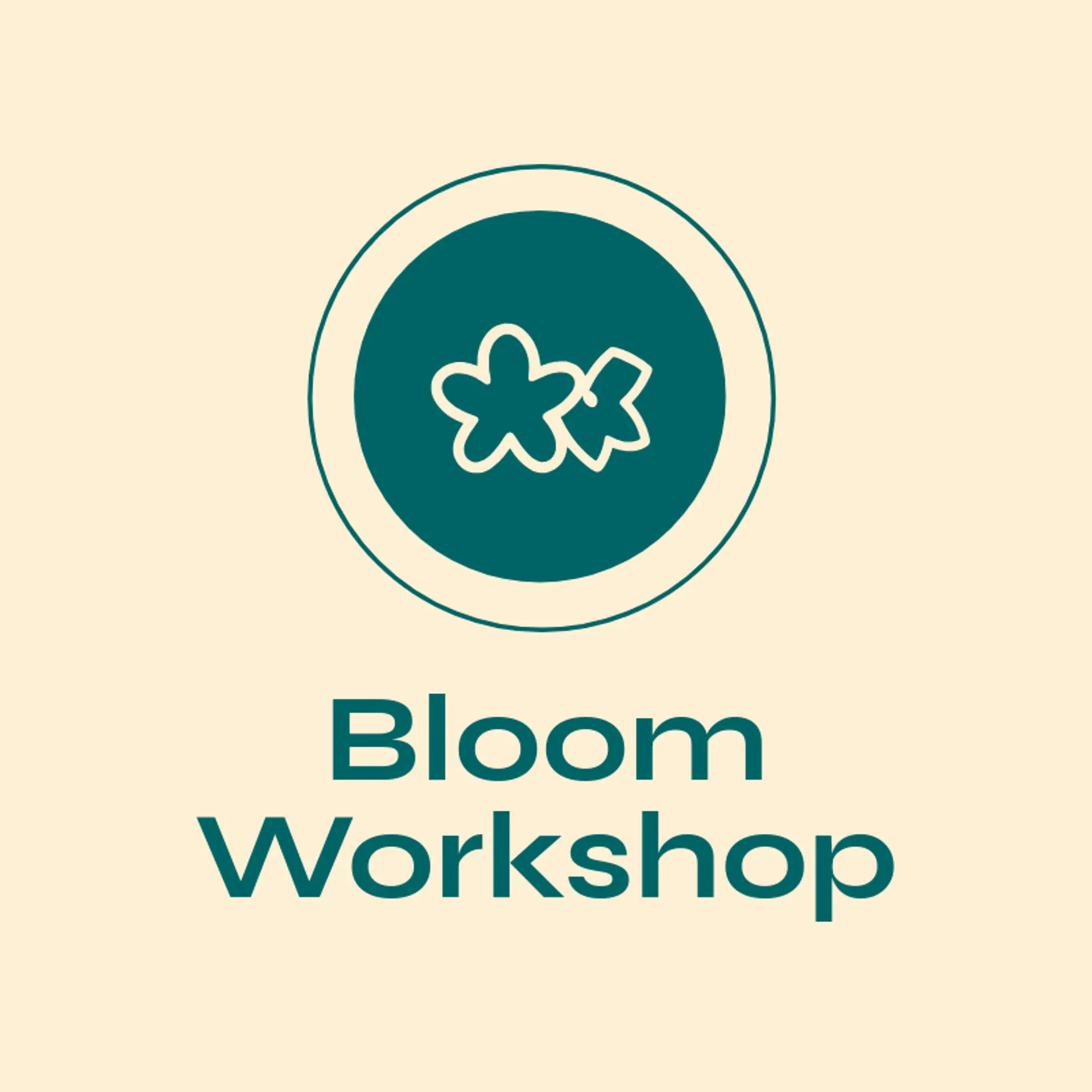 Bloom Workshop logo for flower