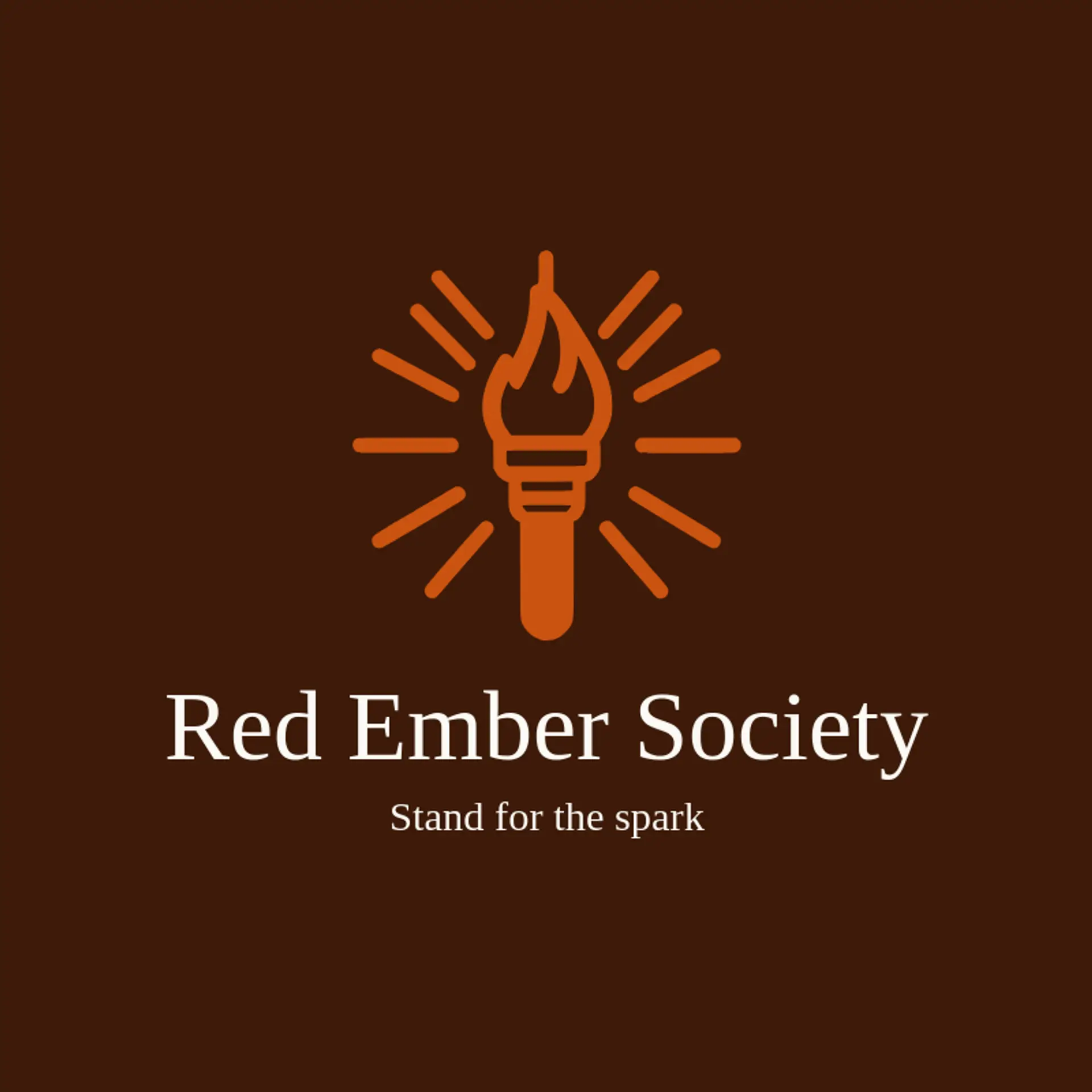 Red Ember Society logo for torch