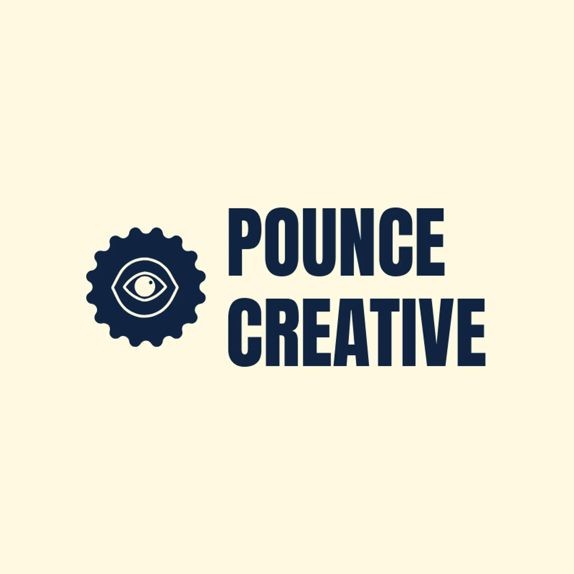 Pounce Creative logo for tiger