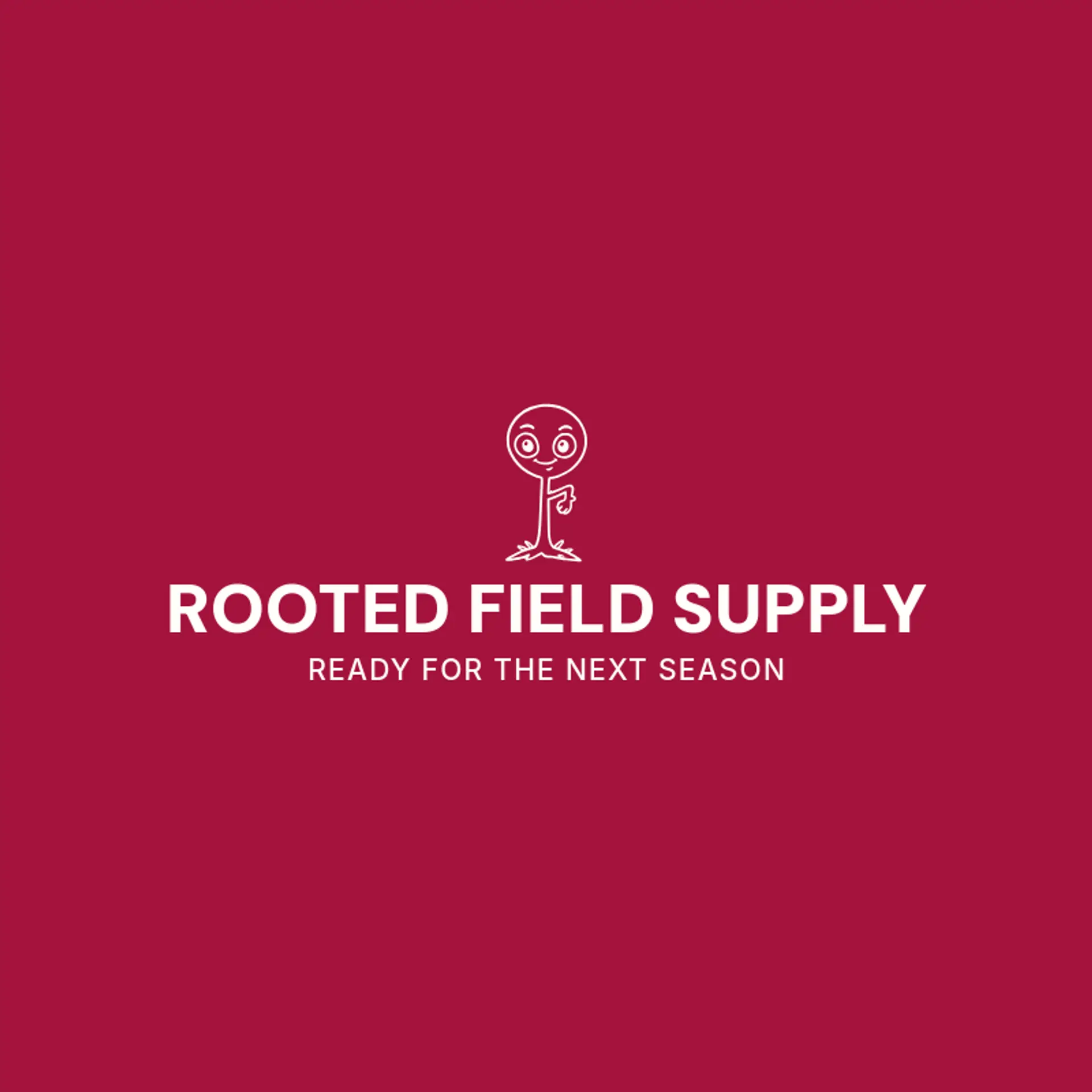 Rooted Field Supply logo for roots