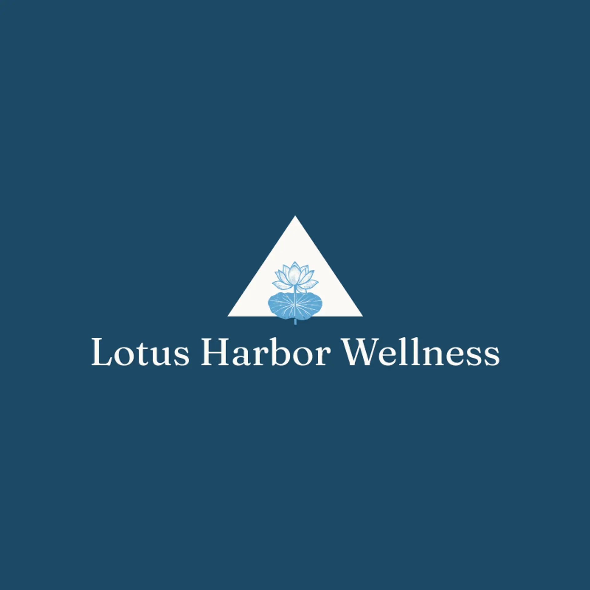 Lotus Harbor Wellness logo for lotus