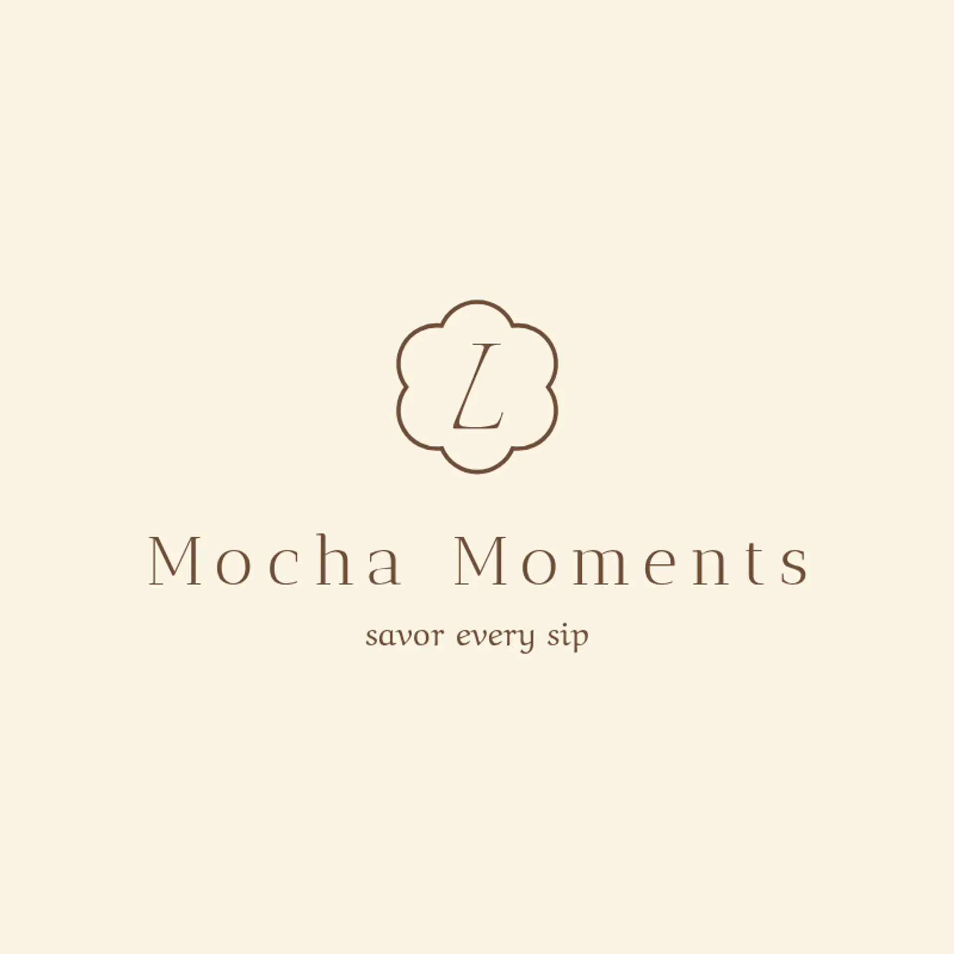 Mocha Moments logo for cafe