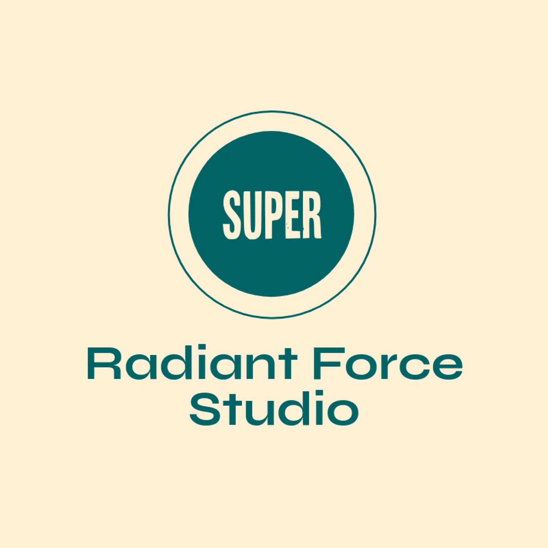 Radiant Force Studio logo for super