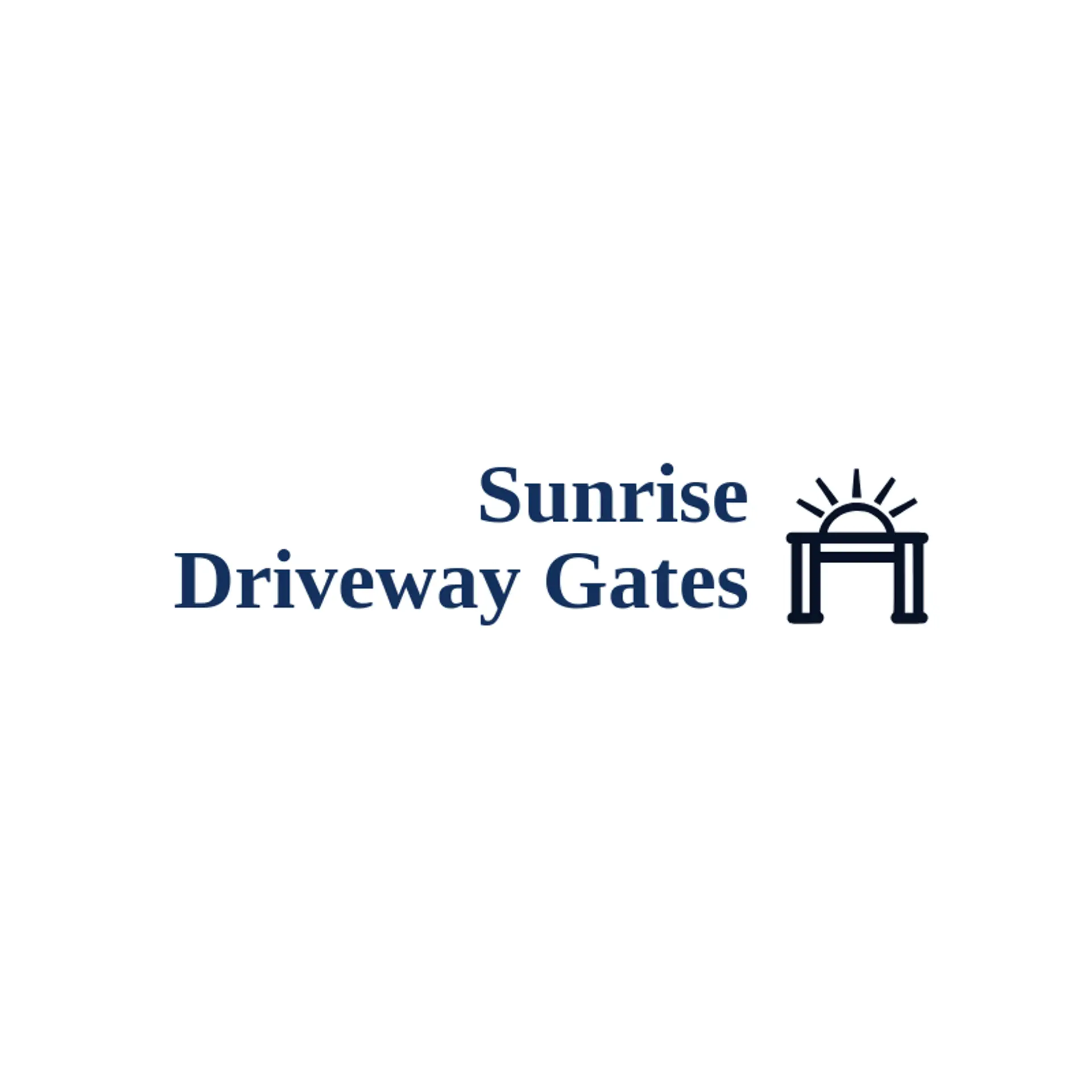 Sunrise Driveway Gates logo for gate