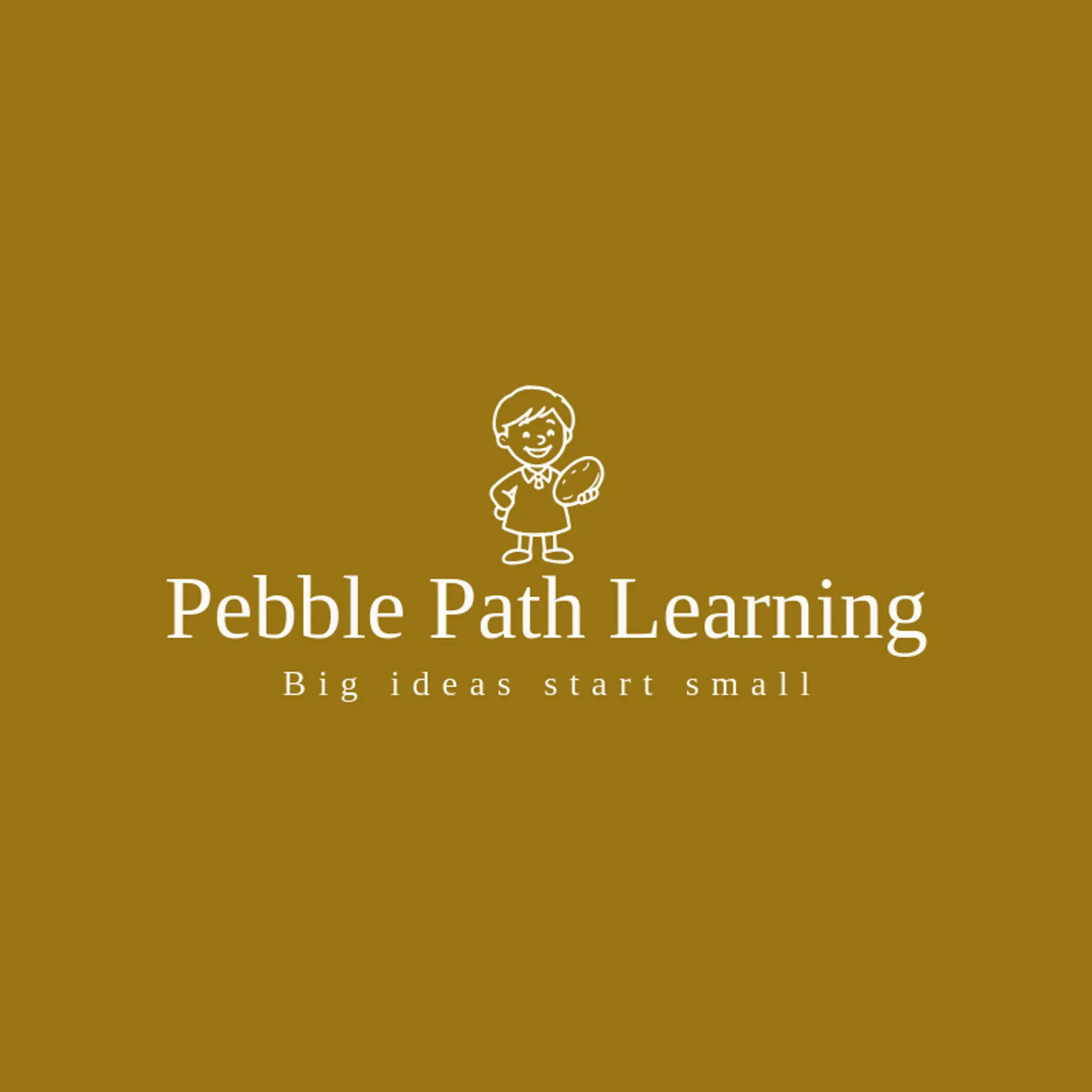 Pebble Path Learning logo for teaching