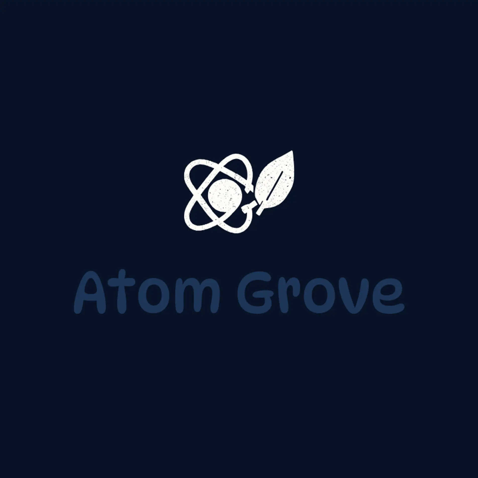 Atom Grove logo for biology