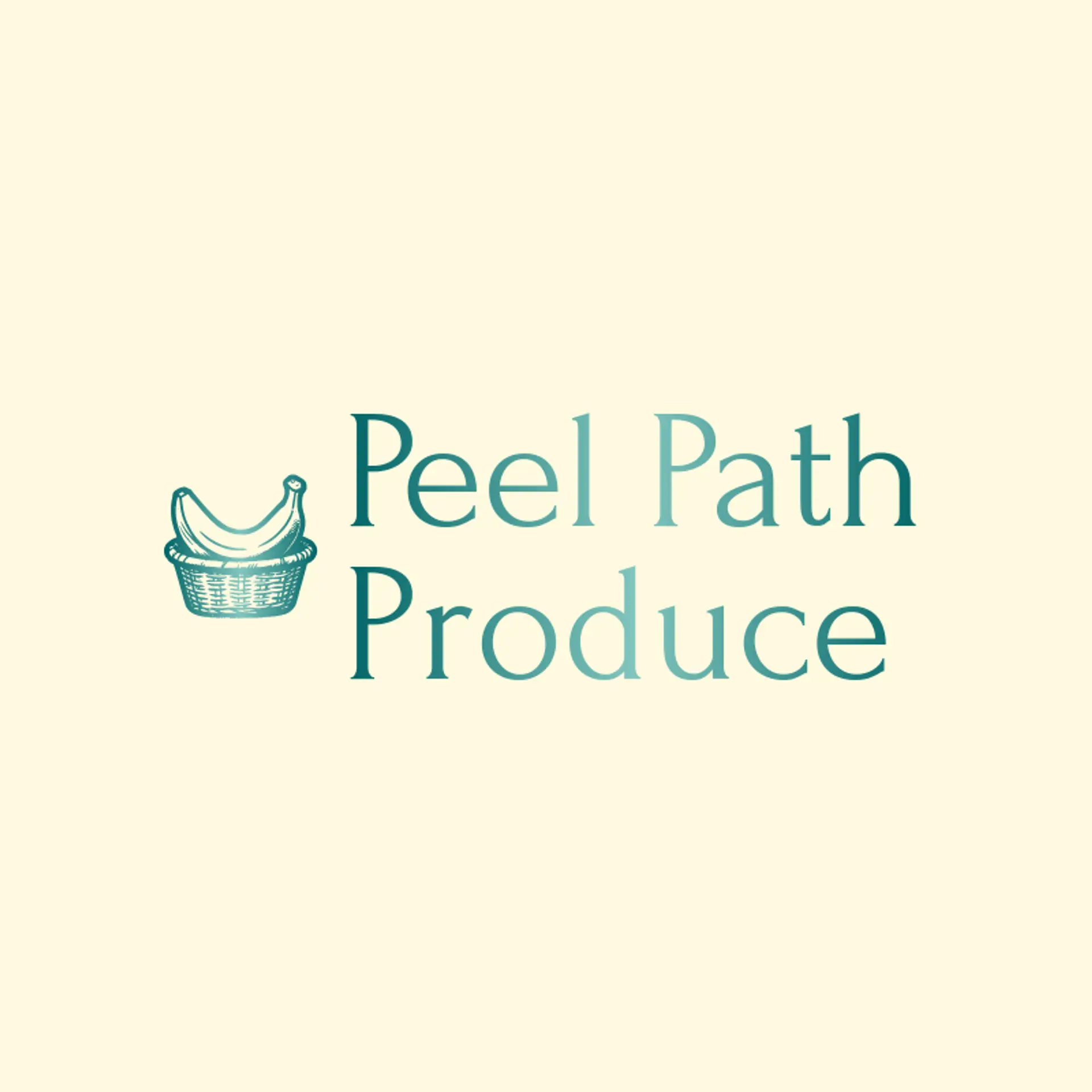 Peel Path Produce logo for banana