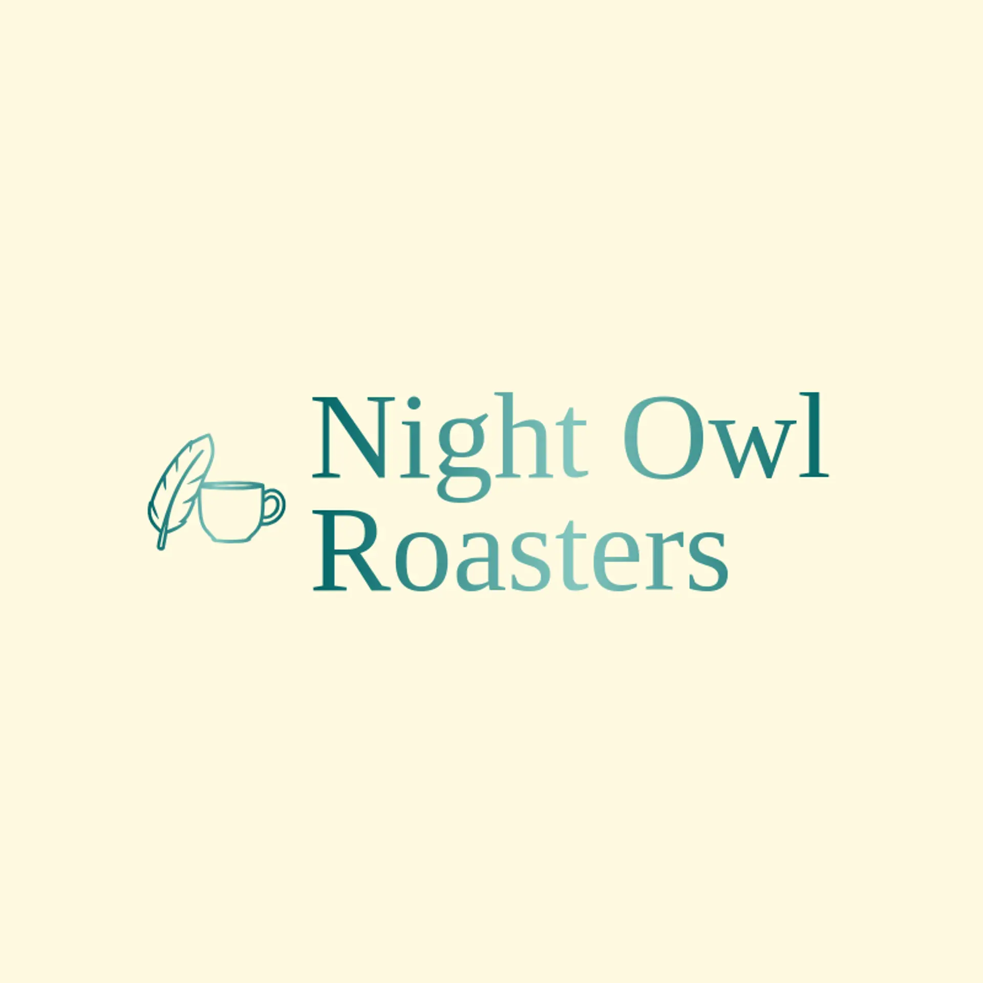 Night Owl Roasters logo for coffee cup
