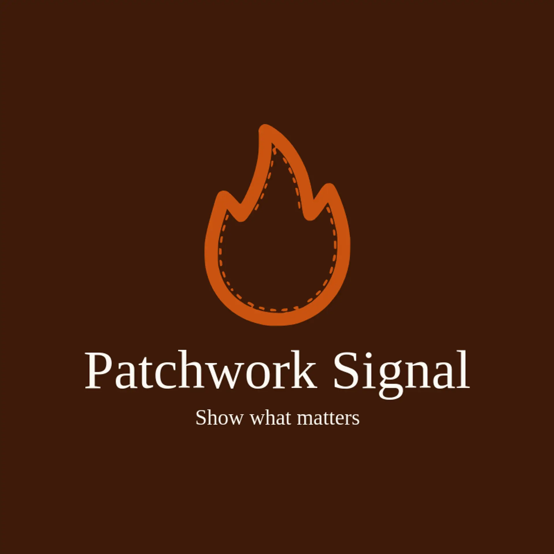 Patchwork Signal logo for patch