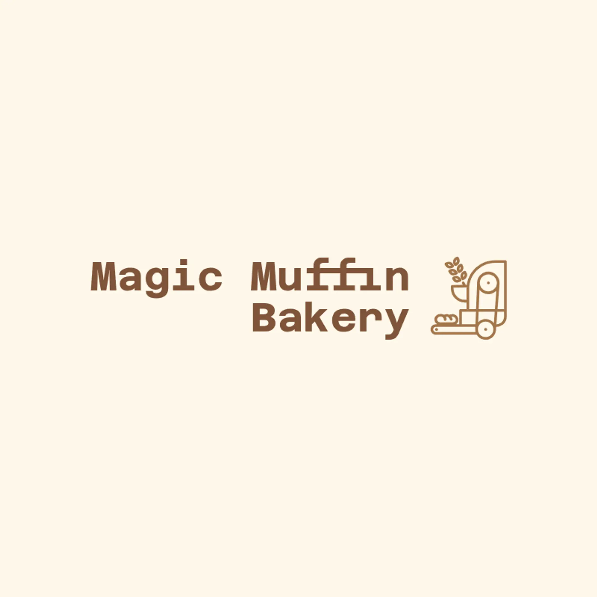 Magic Muffin Bakery logo for bakery