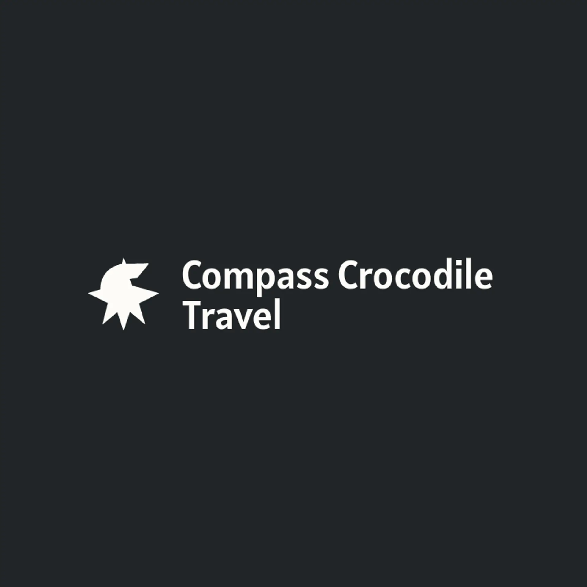 Compass Crocodile Travel logo for crocodile
