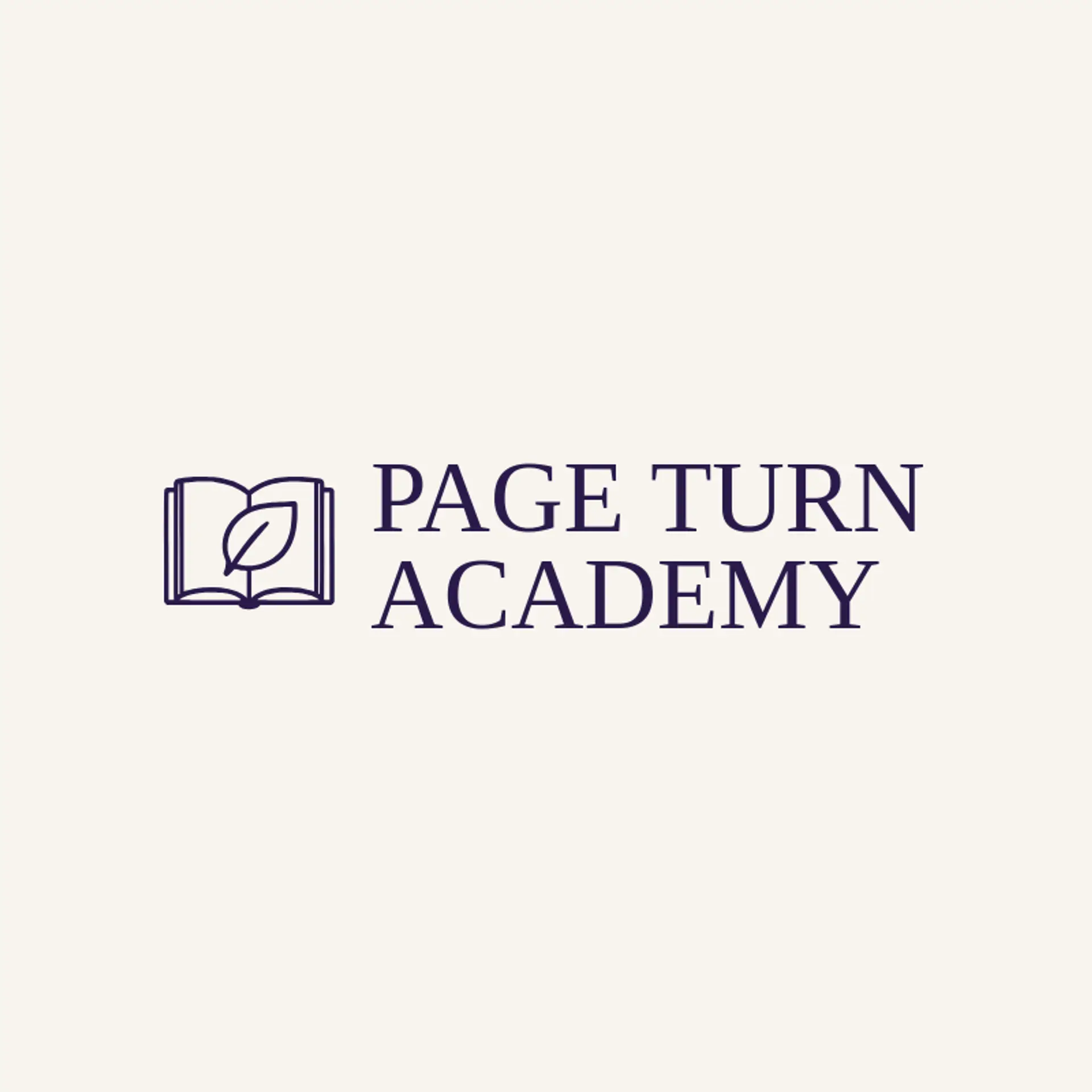 Page Turn Academy logo for teacher