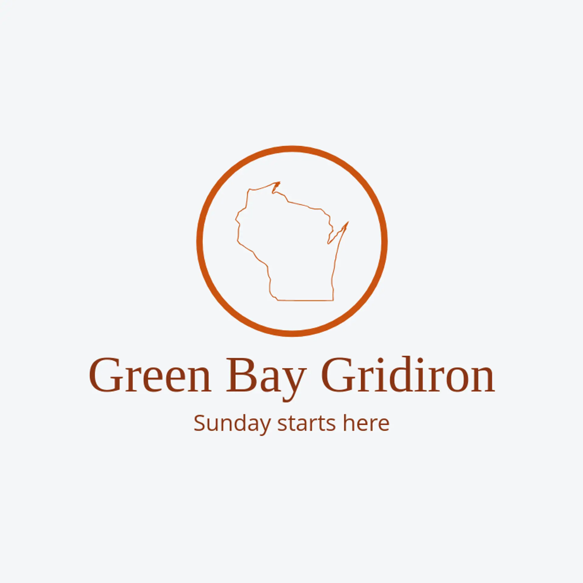 Green Bay Gridiron logo for wisconsin