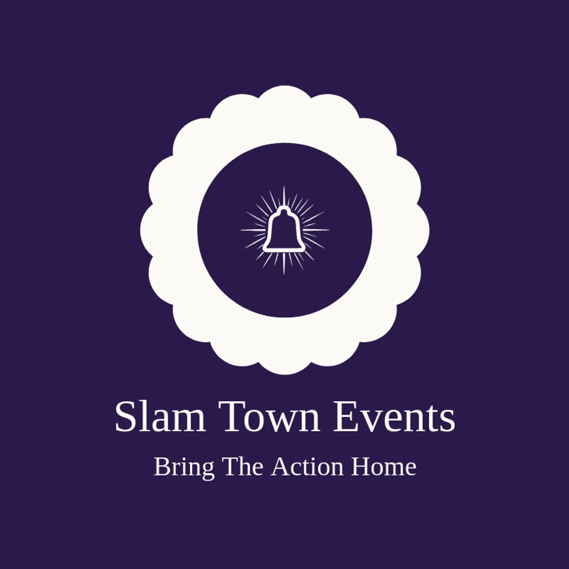 Slam Town Events logo for pro wrestling