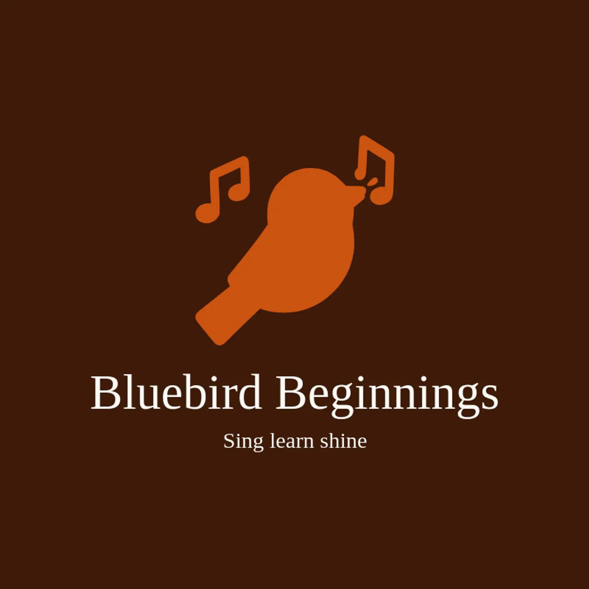 Bluebird Beginnings logo for kindergarten