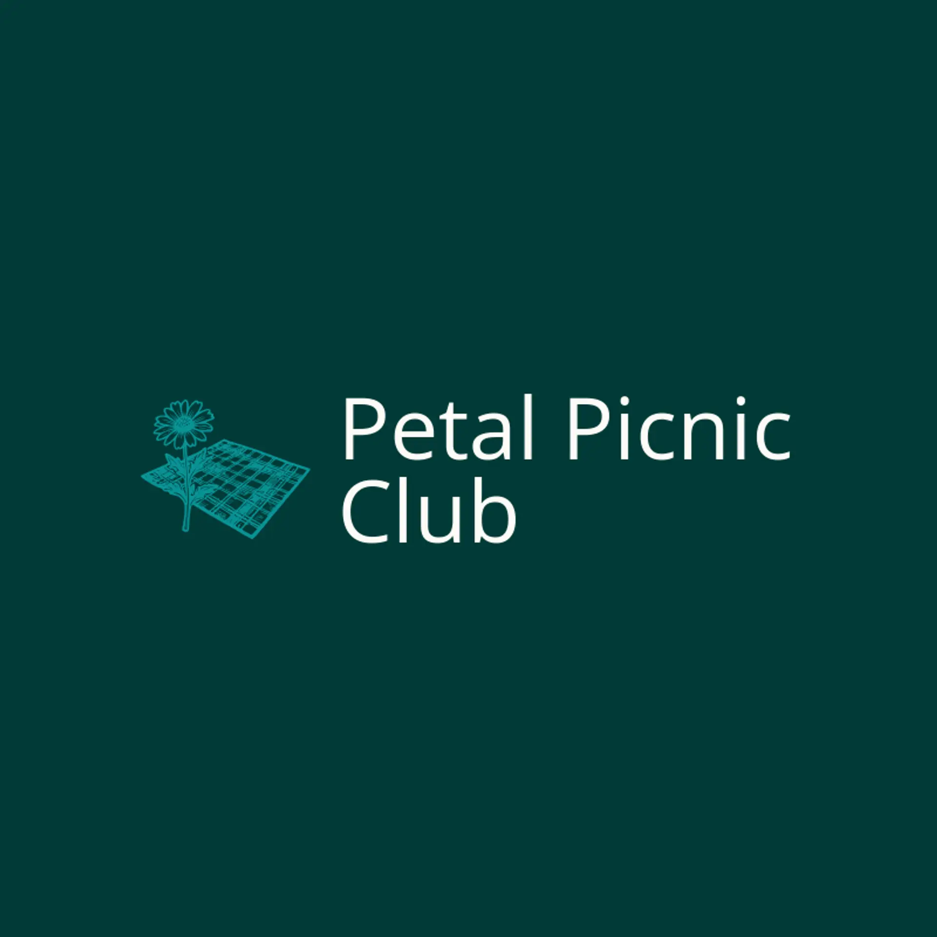 Petal Picnic Club logo for wildflower