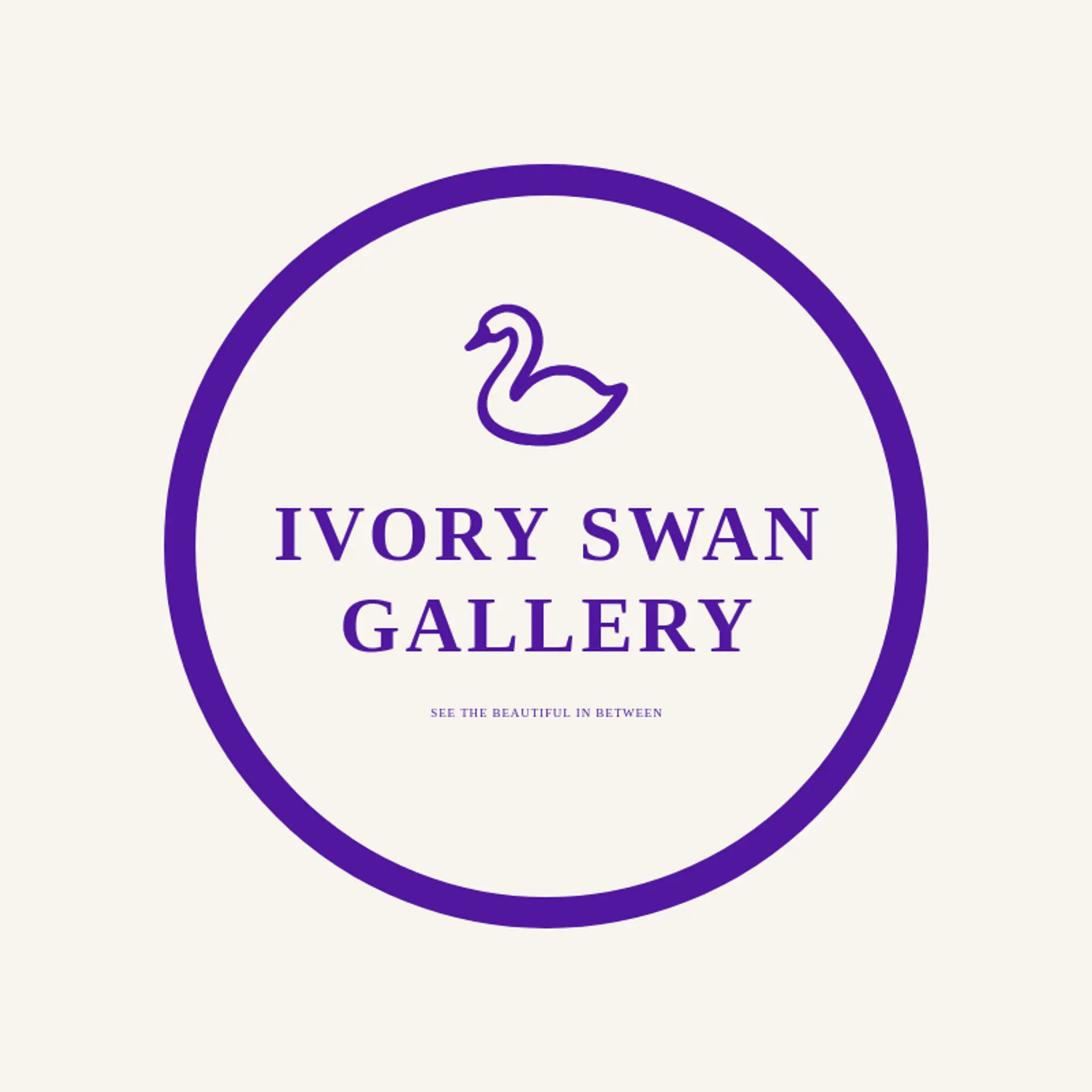 Ivory Swan Gallery logo for swan