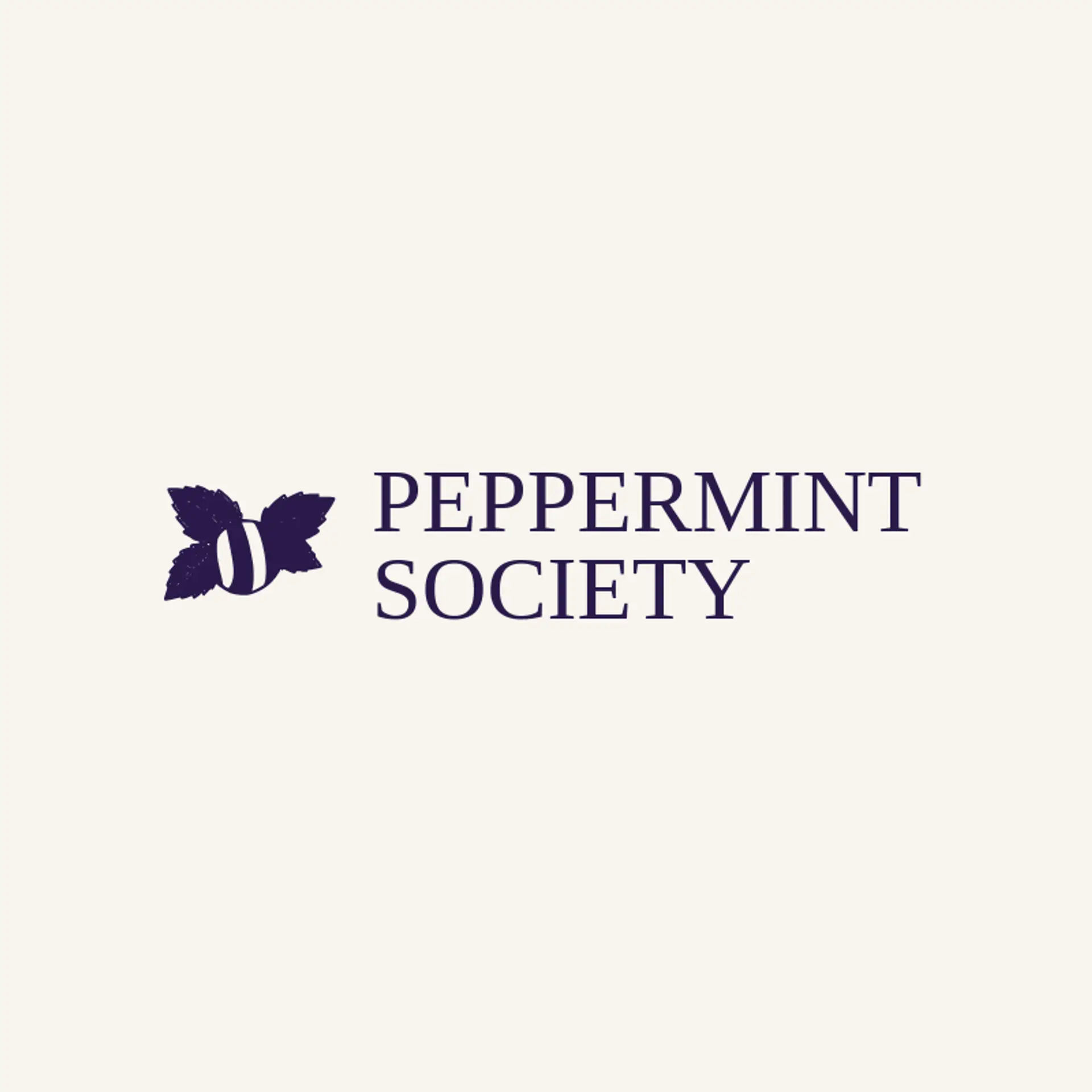 Peppermint Society logo for sweets