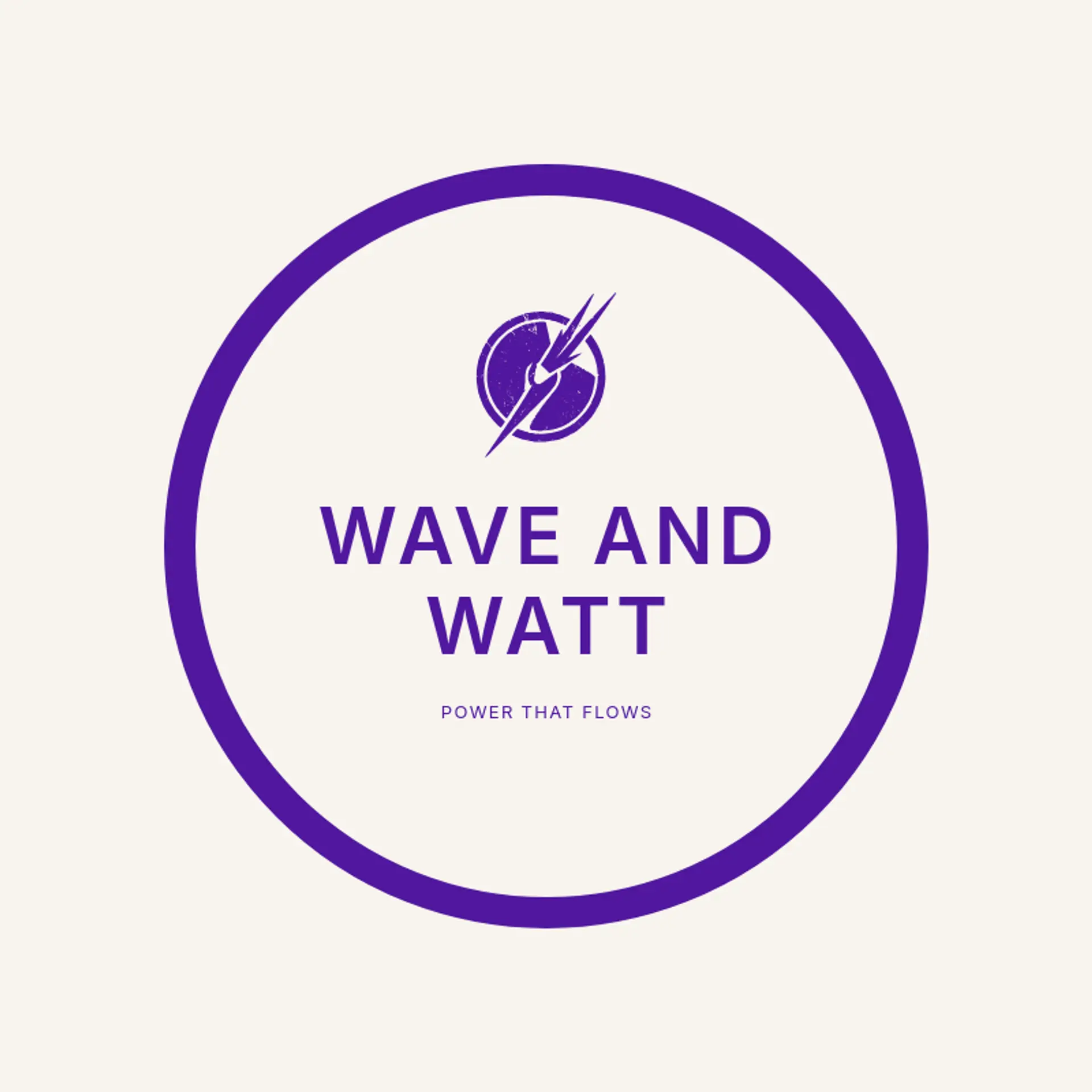 Wave And Watt logo for nuclear