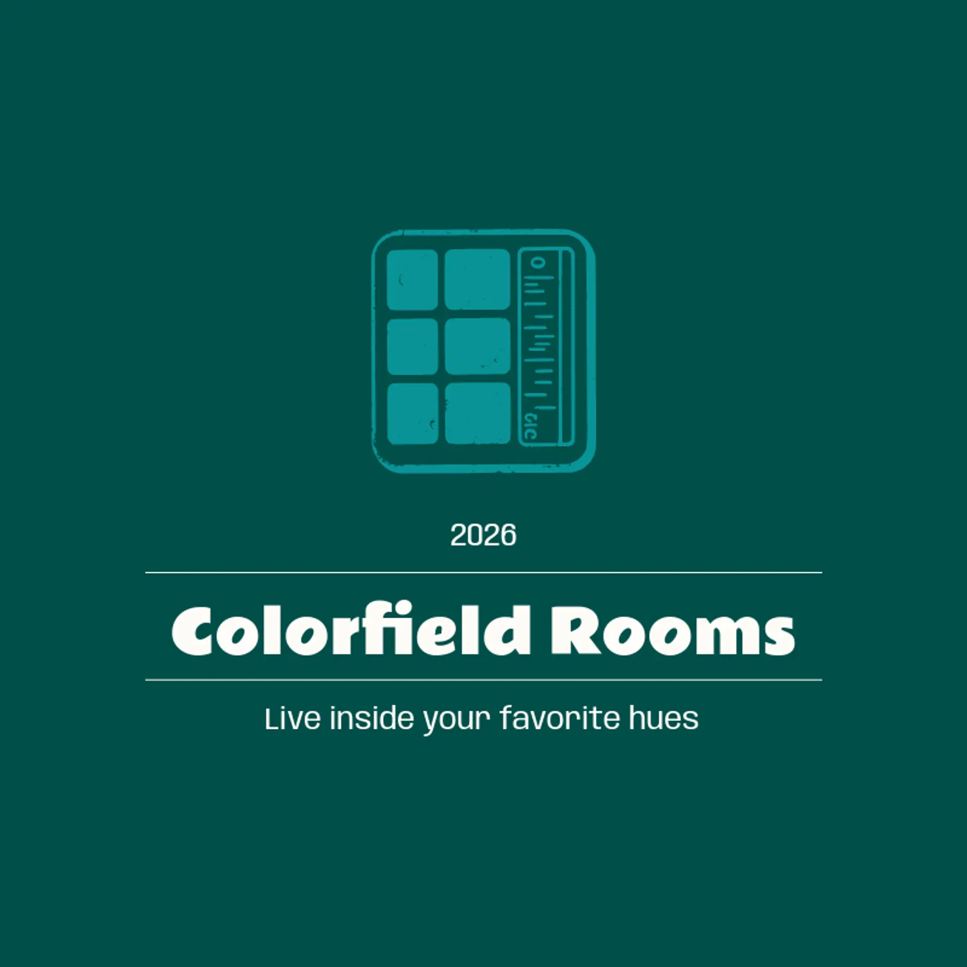 Colorfield Rooms logo for interior