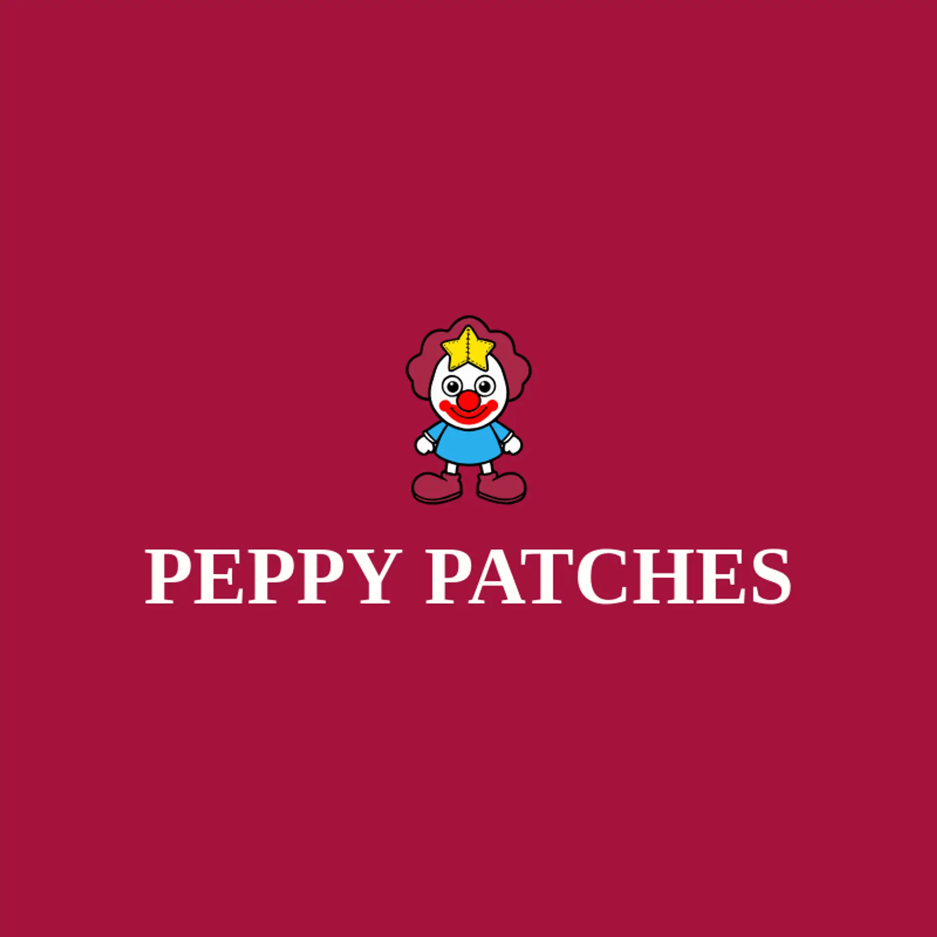 Peppy Patches logo for clown