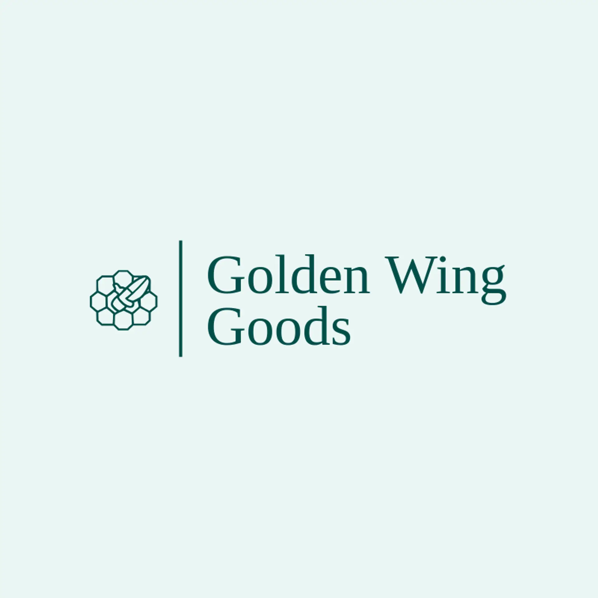 Golden Wing Goods logo for honeycomb