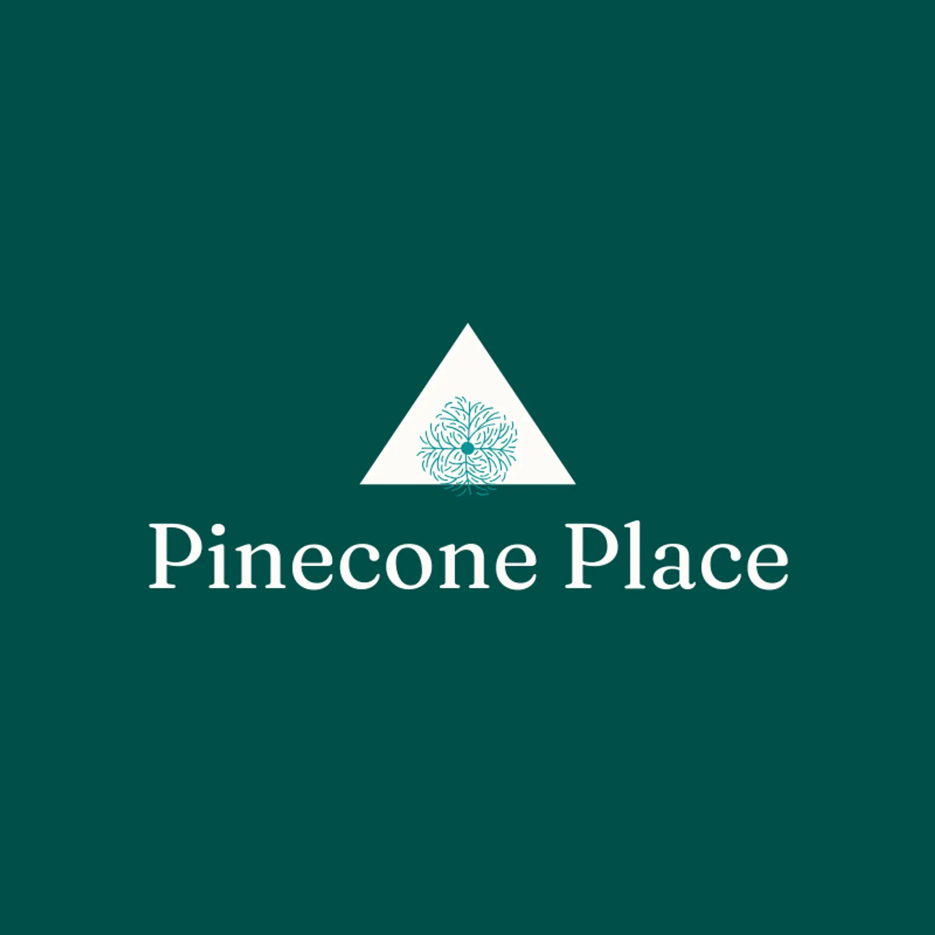 Pinecone Place logo for evergreen
