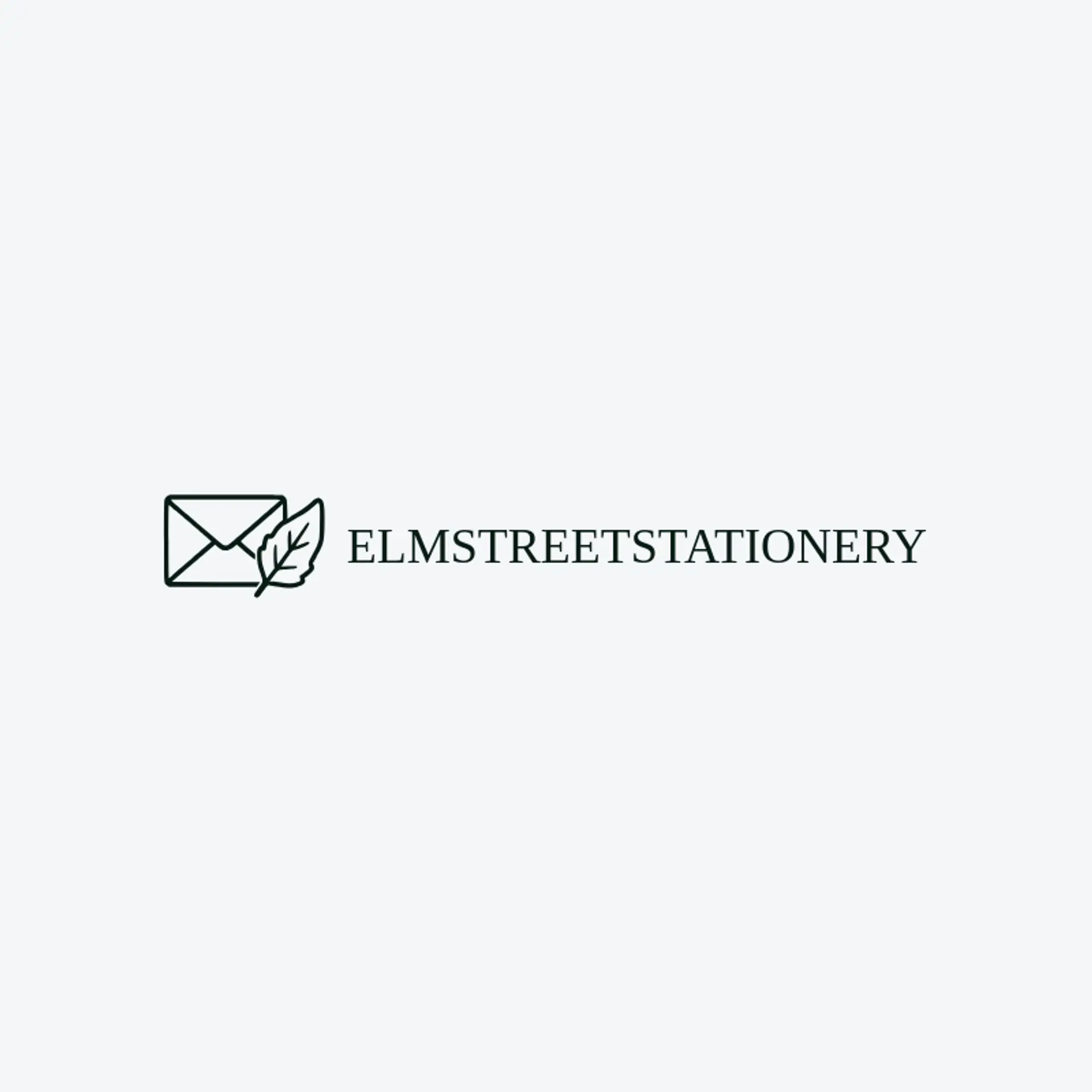 Elm Street Stationery logo for envelope